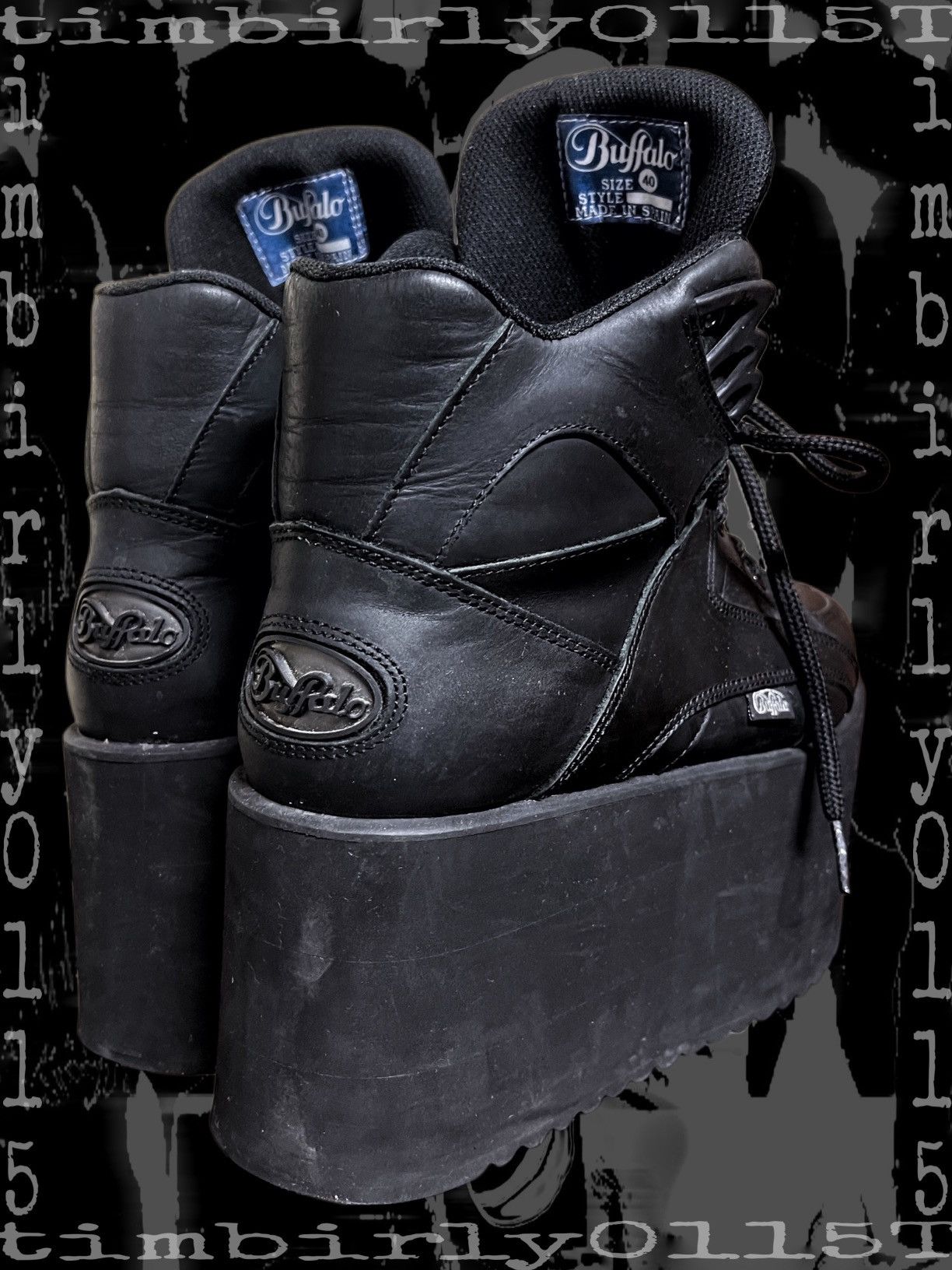 Buffalo London Buffalo London 2003-2015 big platform tower boots Size US 8 / EU 41 - 2 Thumbnail