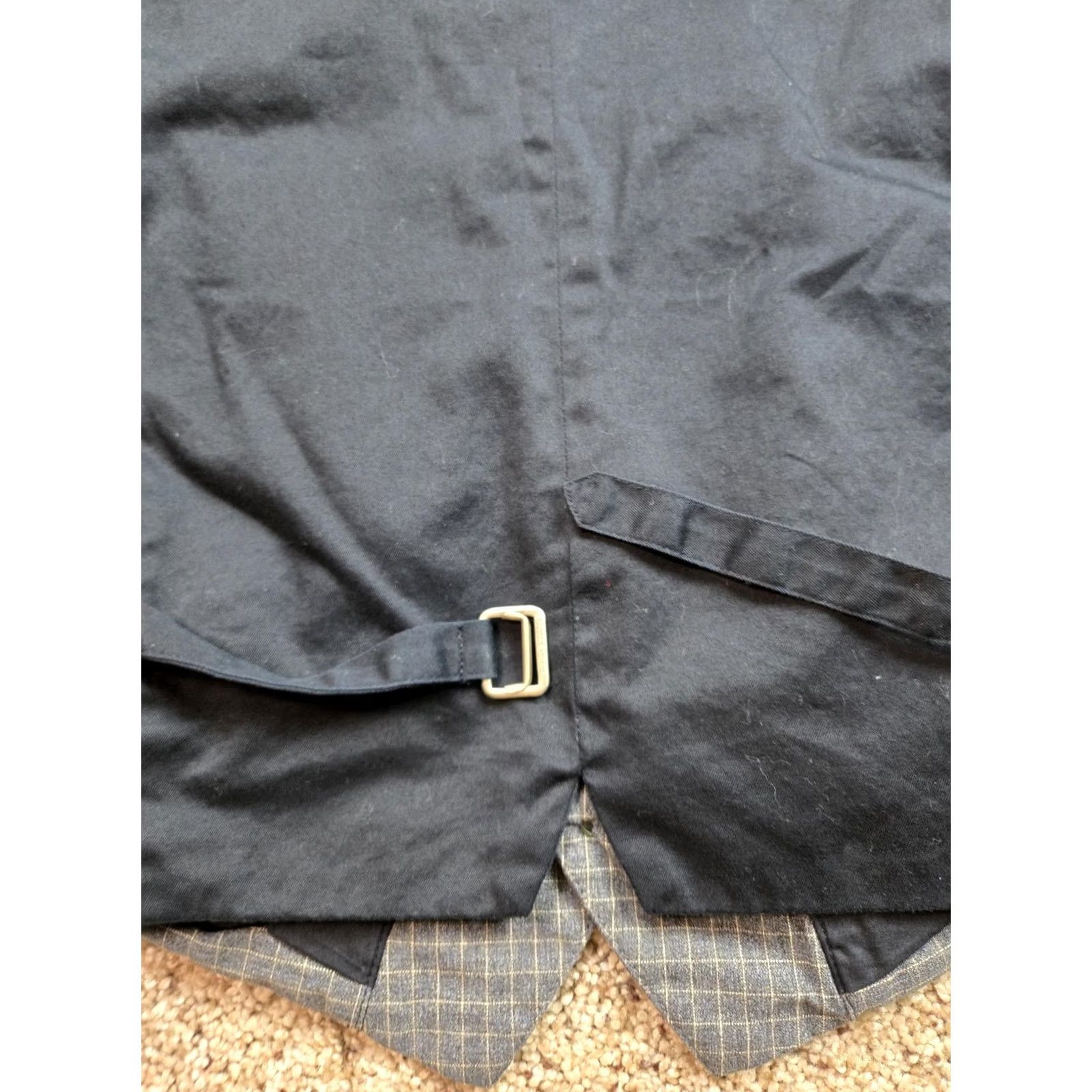 Banana Republic VINTAGE Banana Republic Vest Men L Gray Check Cotton Button Up Waistcoat Y2K Size US L / EU 52-54 / 3 - 5 Thumbnail