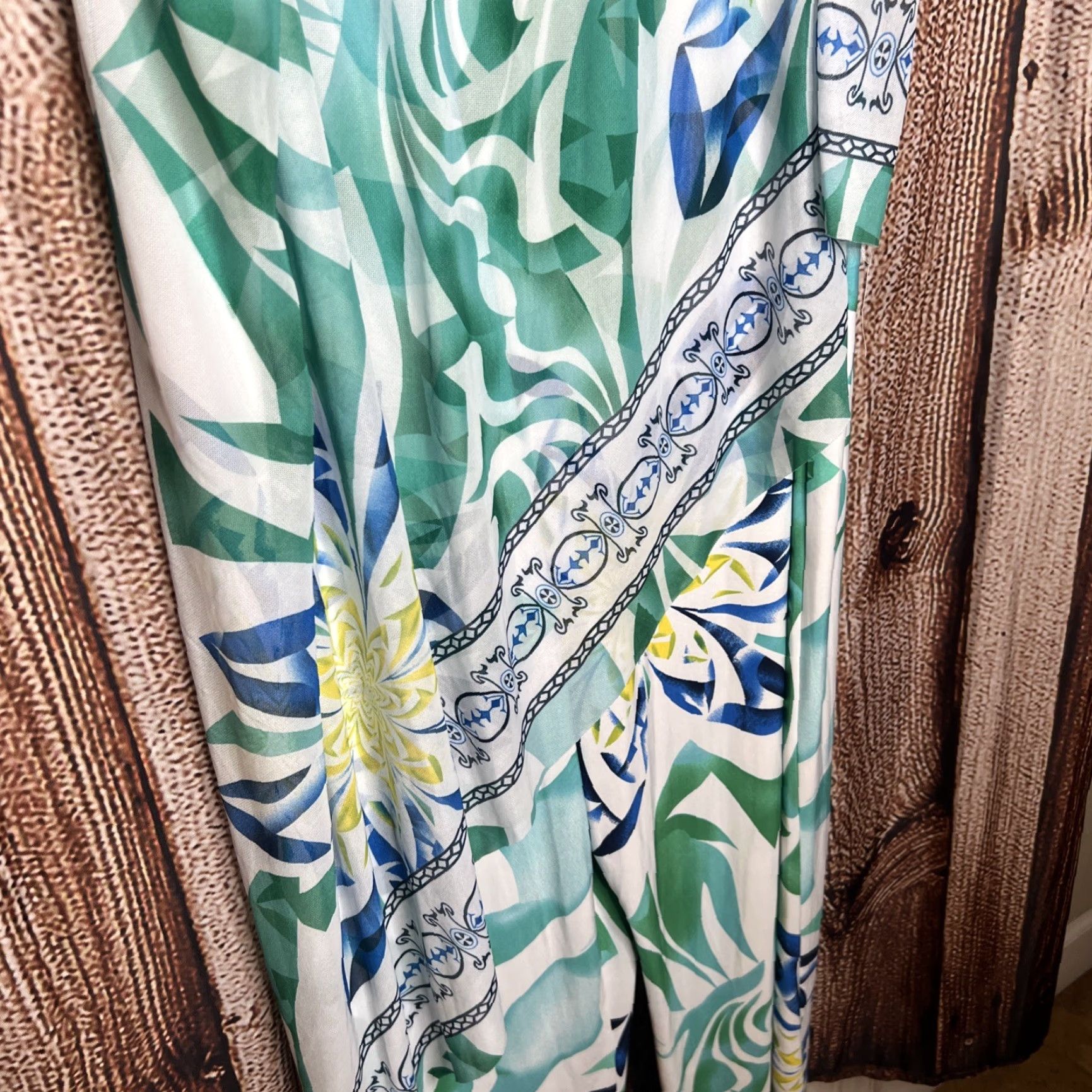 Vintage Ashley Stewart Skirt Plus Size 26 White Long Maxi Polka Dot Elastic Waistband Pull On Women Size 26" / US 2 / IT 38 - 3 Thumbnail
