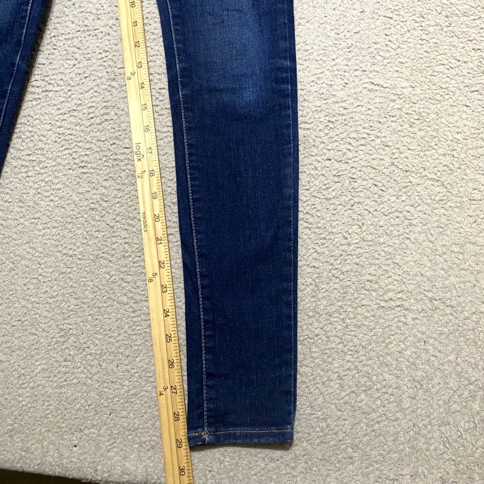 Levi's Levi's 720 Jeans Womens sz 26 Blue Denim Dark Wash High Rise Super Skinny Size 26" / US 2 / IT 38 - 6 Thumbnail