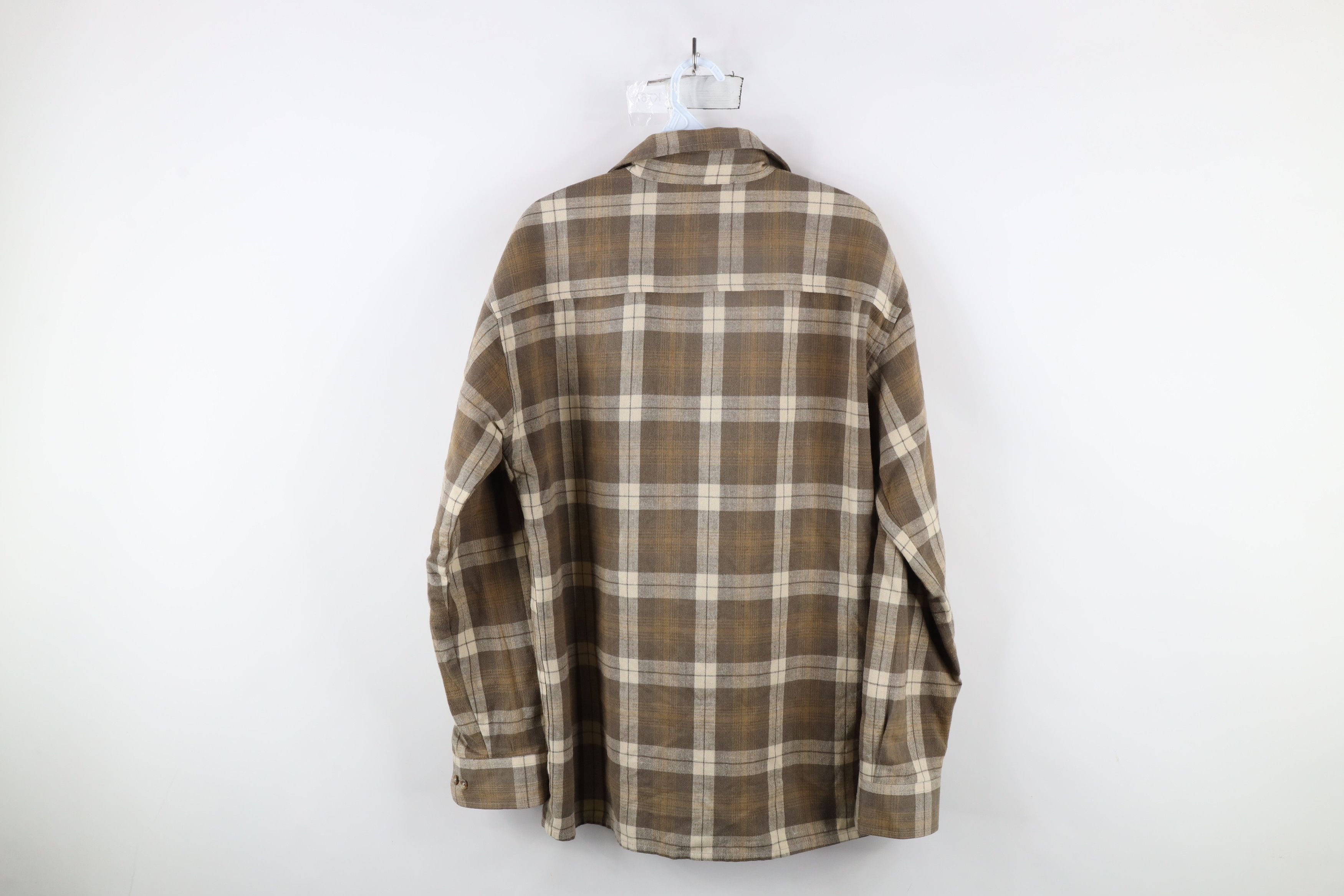 Vintage Vintage 90s Streetwear Pocket Collared Button Shirt Plaid Size US M / EU 48-50 / 2 - 7 Thumbnail