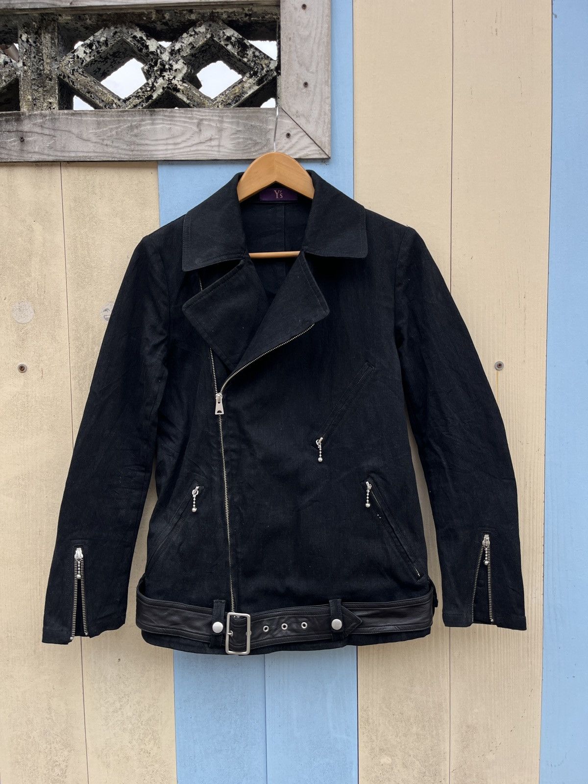 Yohji Yamamoto Yohji Yamamoto biker Jacket Size US M / EU 48-50 / 2 - 1 Thumbnail