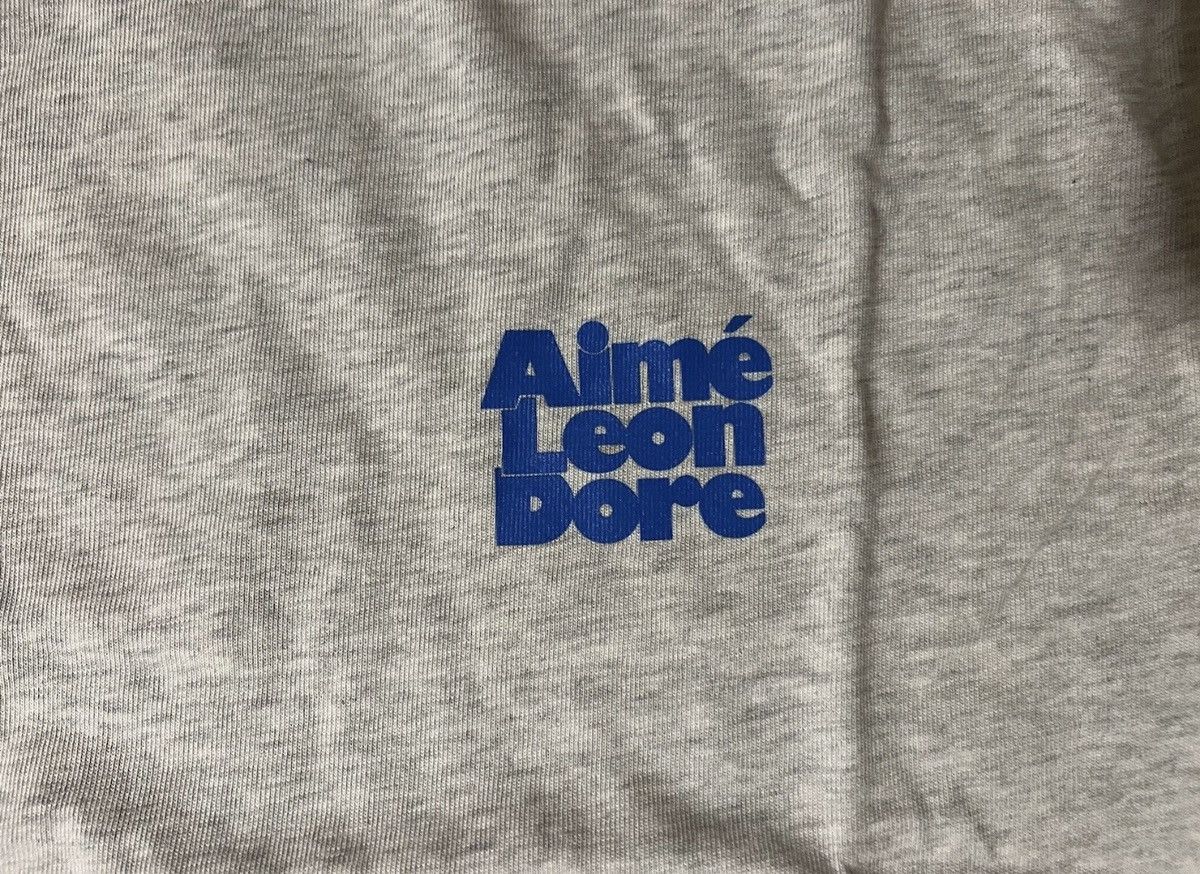 Aime Leon Dore Aime Leon Dore ALD Stacked Logo Short-Sleeve Tee Grey Sz XL Size US XL / EU 56 / 4 - 2 Thumbnail