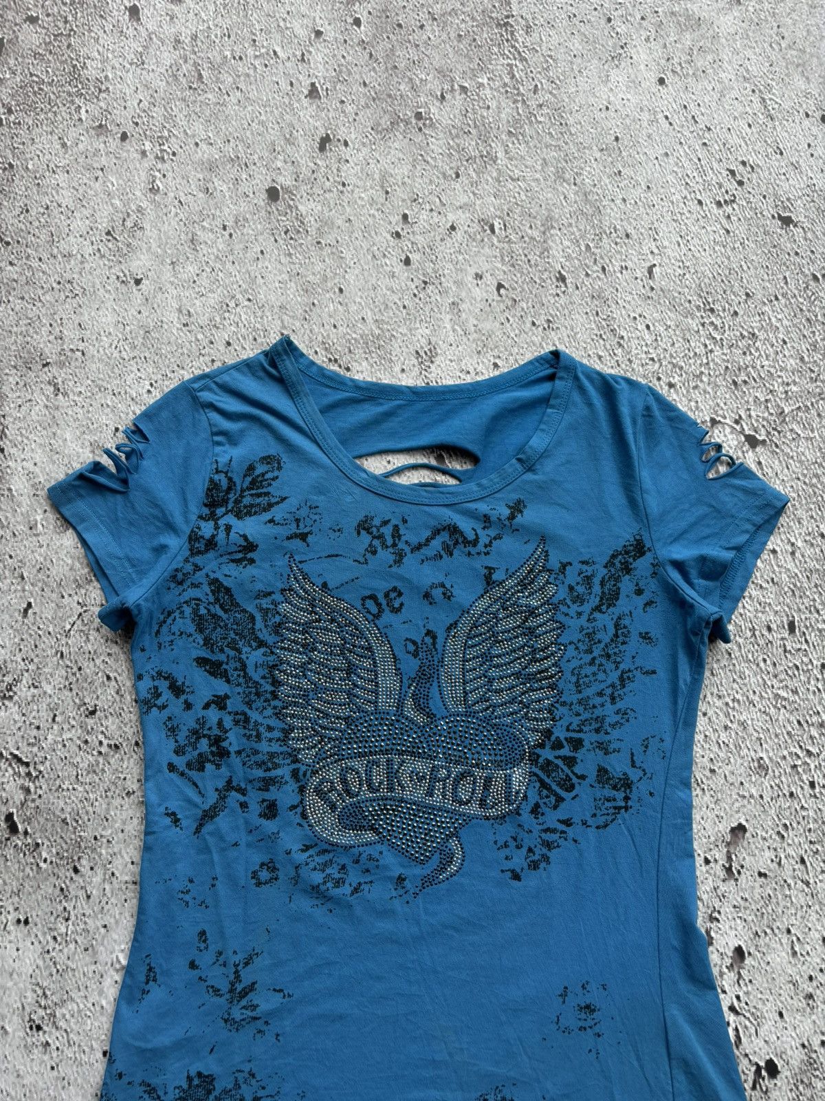Hysteric Glamour Y2k Rock And Roll Wings Punk style Tshirt Size US M / EU 48-50 / 2 - 2 Thumbnail