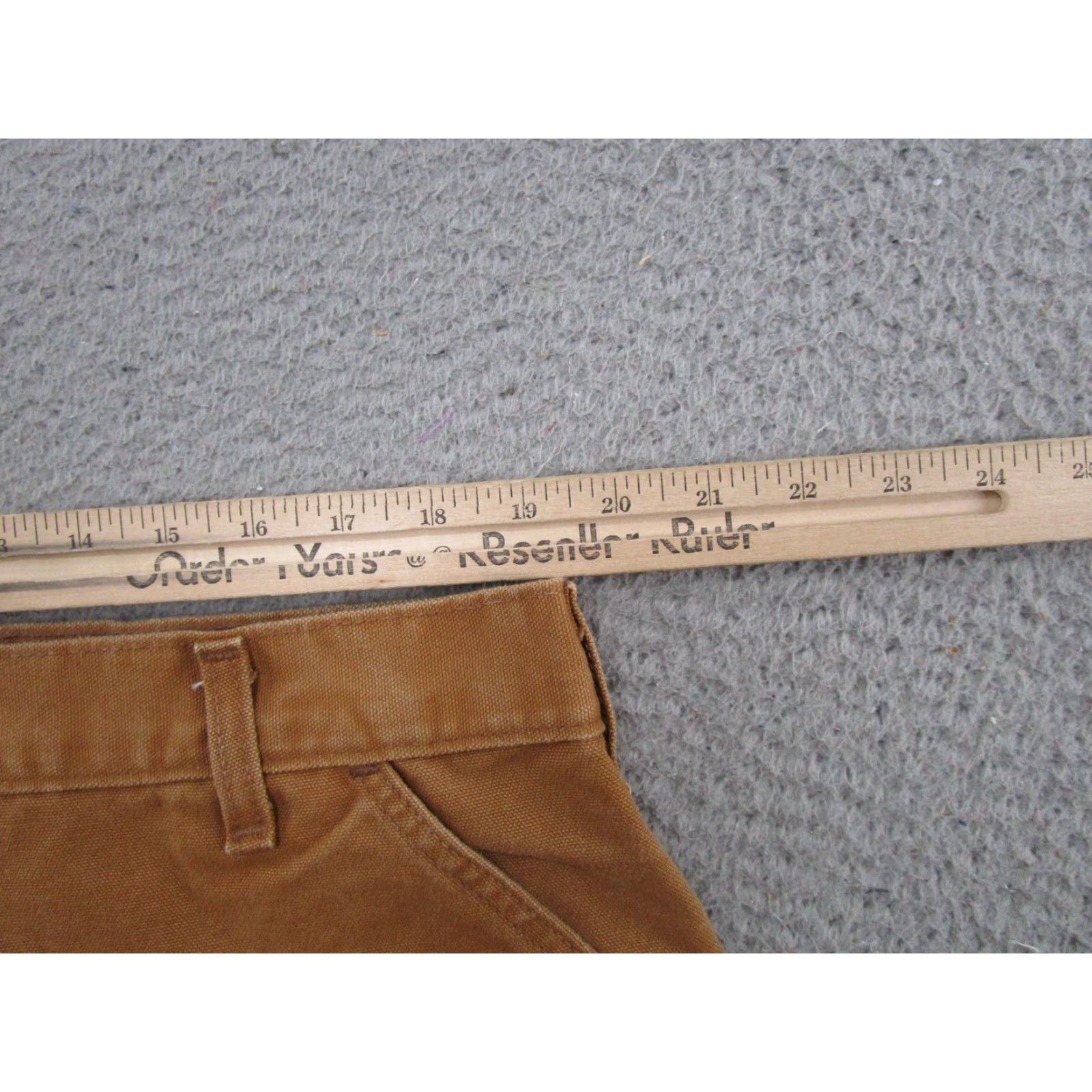Carhartt VINTAGE Carhartt Work Dungaree Pants Brown Men’s 40x30 Canvas 5-Pocket Carpenter Logo 90s Grunge USA Mens Size US 40 / EU 56 - 5 Thumbnail