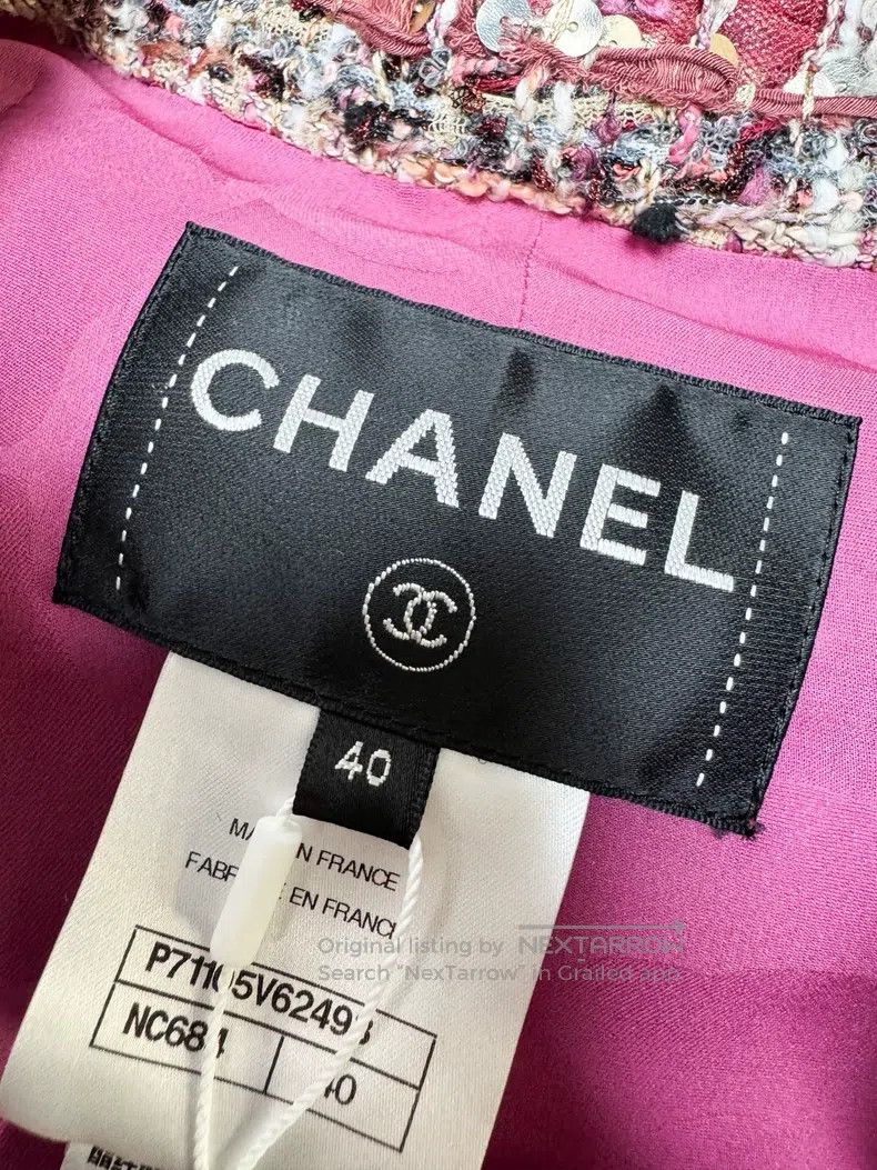 Chanel Chanel 21A red mixed colour heavy industry gorgeous knitte Size S / US 4 / IT 40 - 6 Thumbnail