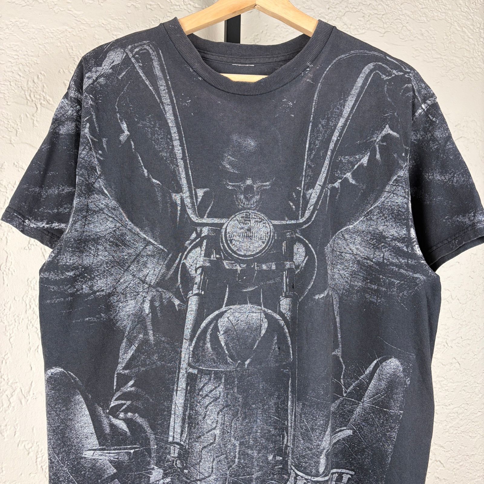 Other Miami Ink Y2K Ghost Rider AOP Biker Tattoo Medium Tee Size US M / EU 48-50 / 2 - 2 Thumbnail