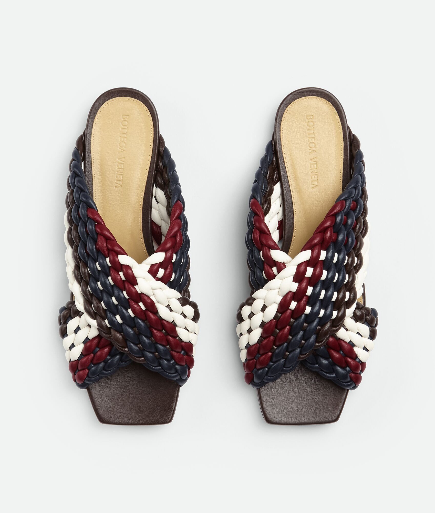 Bottega Veneta o1loc1c0125 729711 Canalazzo Flat Sandals in Multicolor Size US 8 / IT 38 - 4 Thumbnail