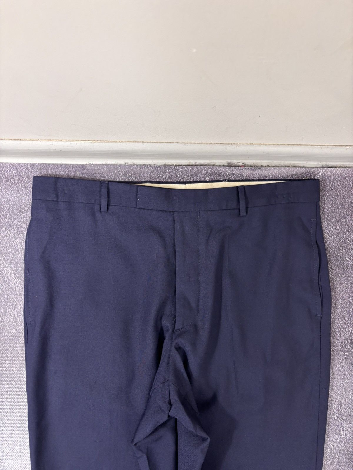 Hackett Hackett Men’s Navy Blue Wool Dress Pants Trousers Size US 34 / EU 50 - 5 Thumbnail