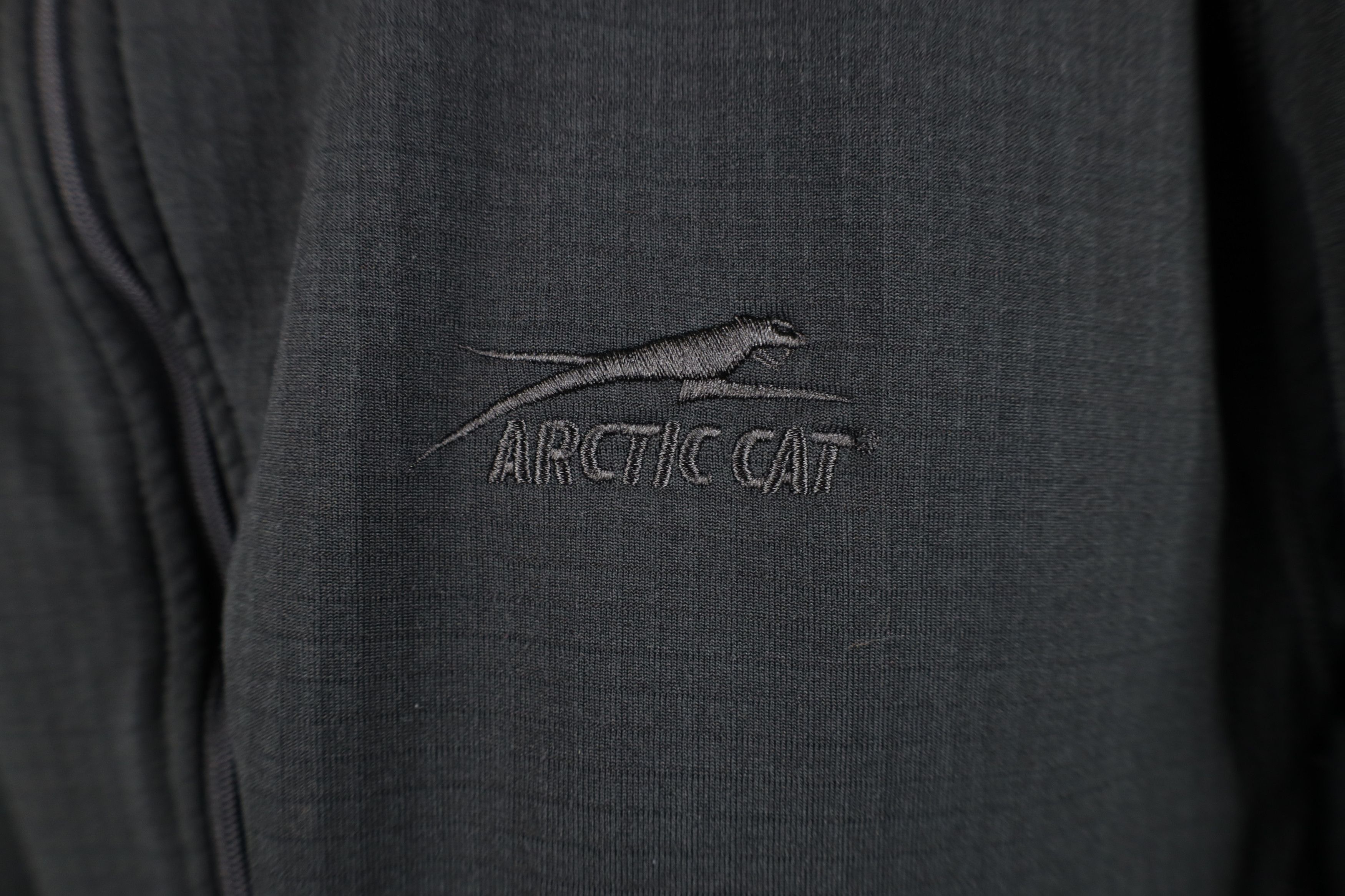 Vintage Vintage Arctic Cat Fleece Lined Half Zip Pullover Sweater Size US XL / EU 56 / 4 - 4 Thumbnail
