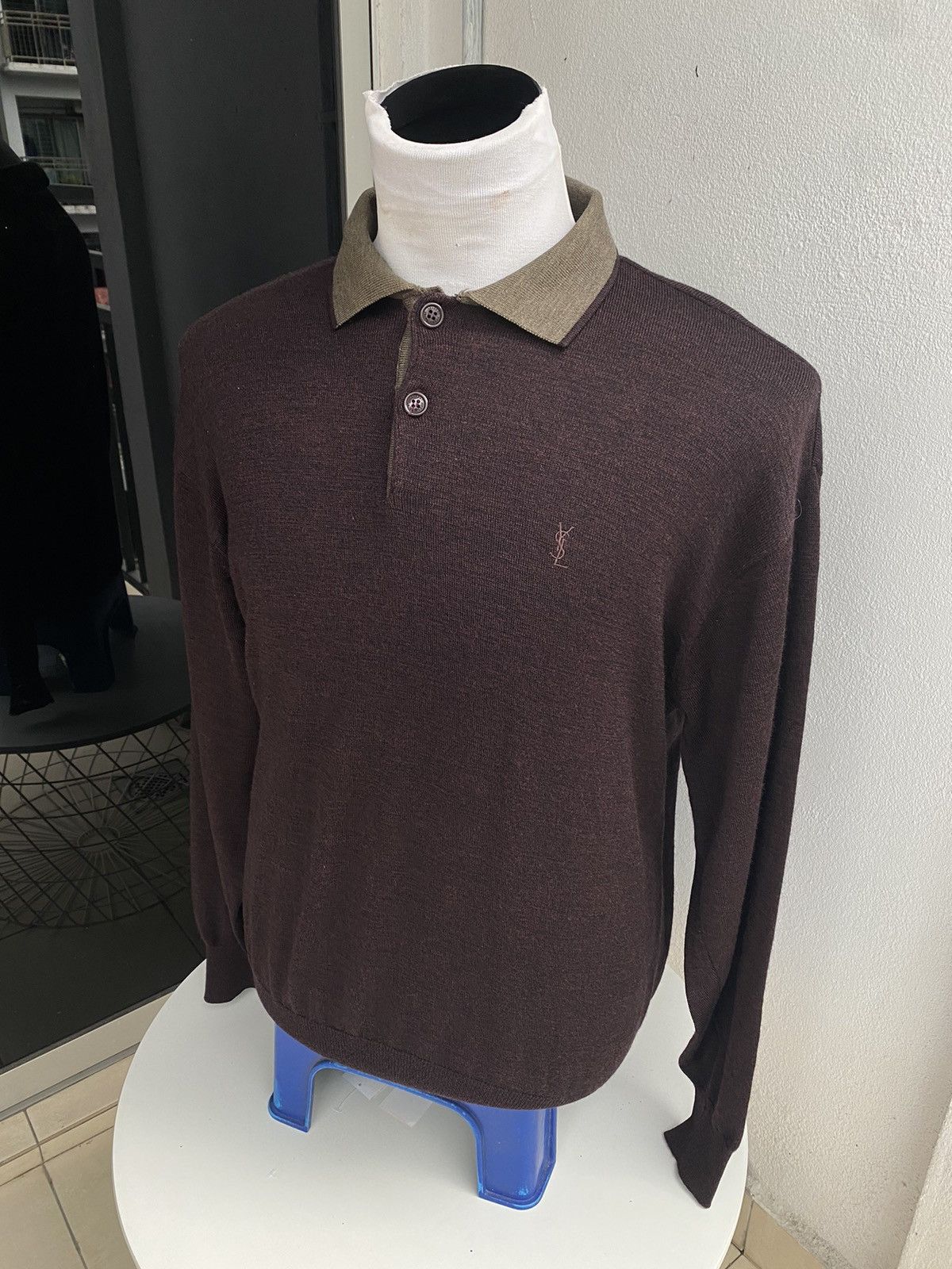 Yves Saint Laurent Vintage Ysl Sweatshirt Size US M / EU 48-50 / 2 - 2 Thumbnail
