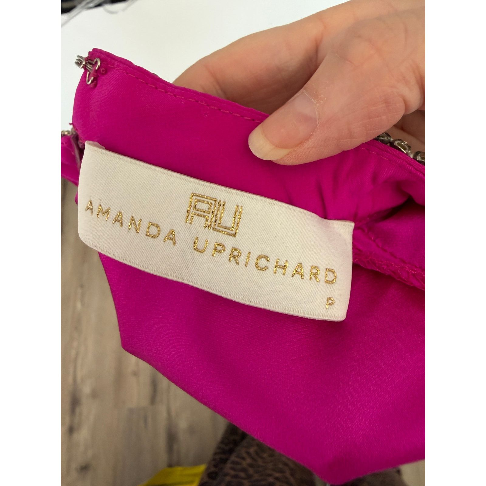 Amanda Uprichard Amanda Uprichard Silk Pearl High Neck Blouse US S Pink Size S / US 4 / IT 40 - 10 Thumbnail