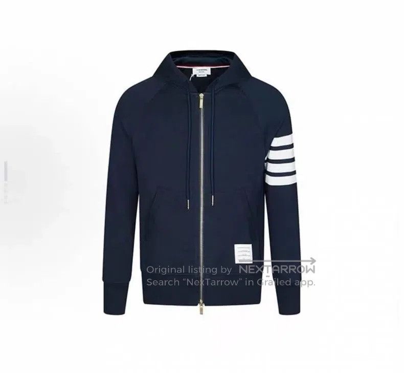 Thom Browne Thom Browne Blue hoodie Size US L / EU 52-54 / 3 - 1 Thumbnail