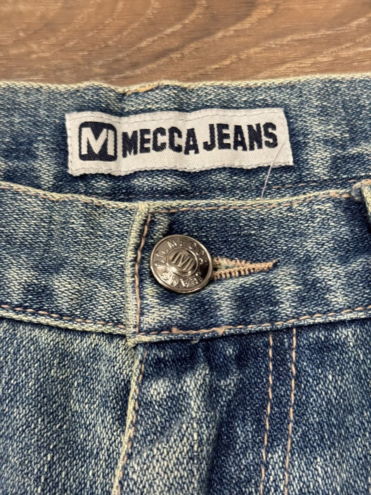 Mecca Vintage 90s/Y2K Mecca USA Baggy Denim Jeans Size US 32 / EU 48 - 12 Thumbnail