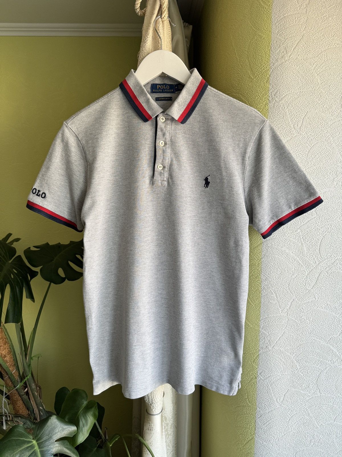 Polo Ralph Lauren Polo Ralph Lauren Grey Shirt Polo Embroidered Size US M / EU 48-50 / 2 - 2 Thumbnail