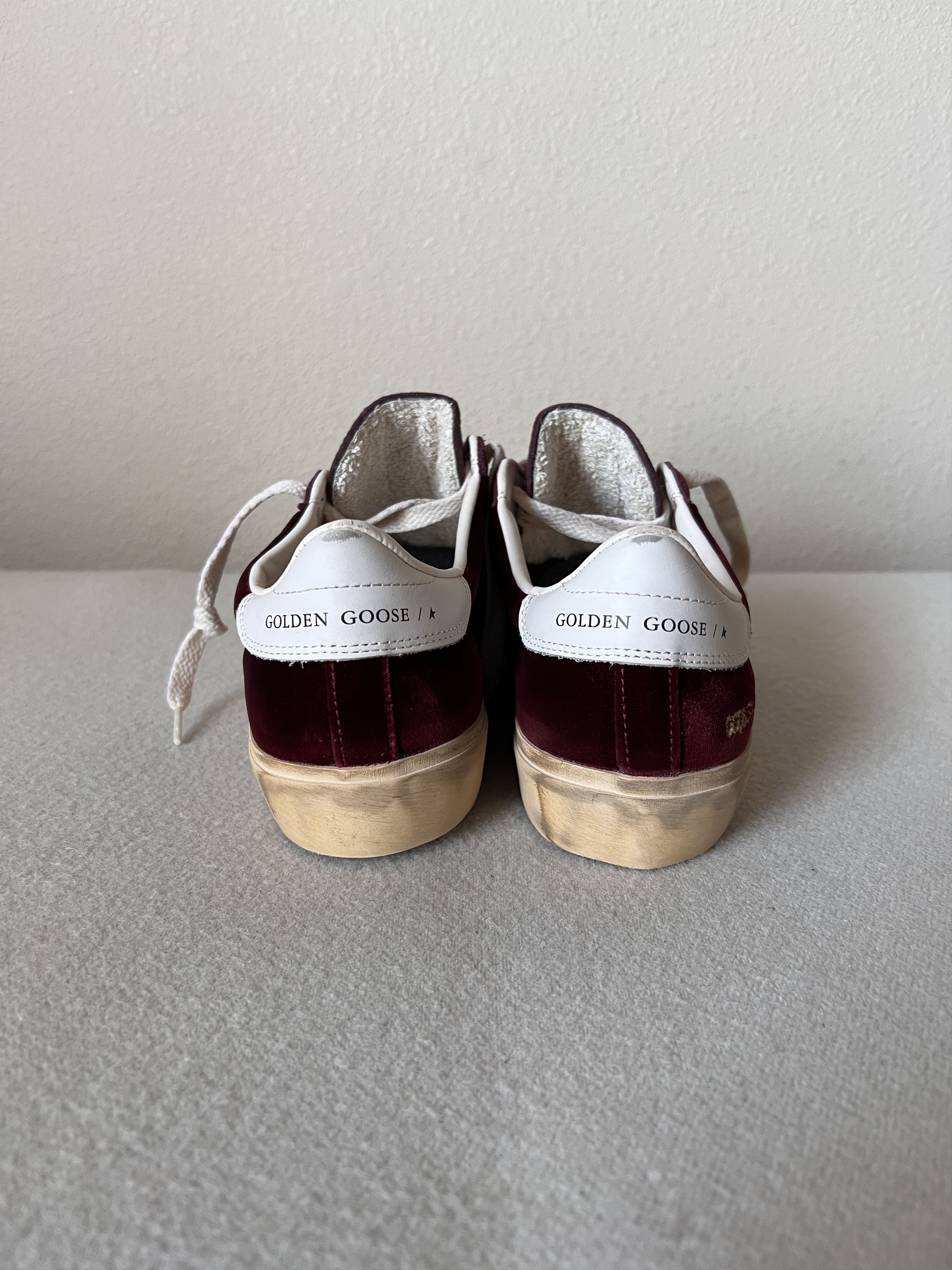 Golden Goose Golden Goose Velvet Soul Star Sneakers in Bordeaux Size US 9 / IT 39 - 4 Thumbnail