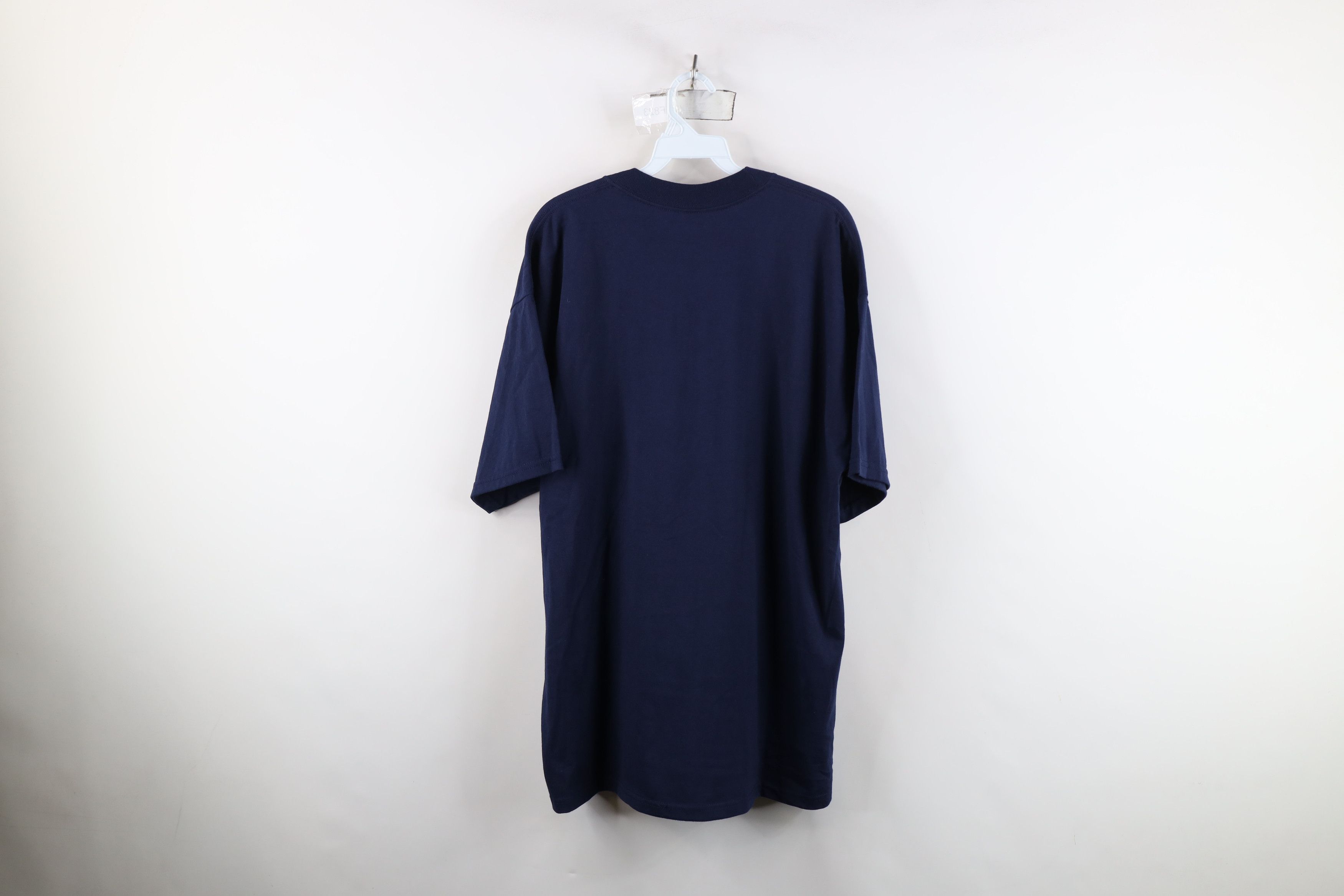 Vintage Vintage Y2K Streetwear Spell Ask Me If I Care T-Shirt Blue Size US XL / EU 56 / 4 - 9 Thumbnail