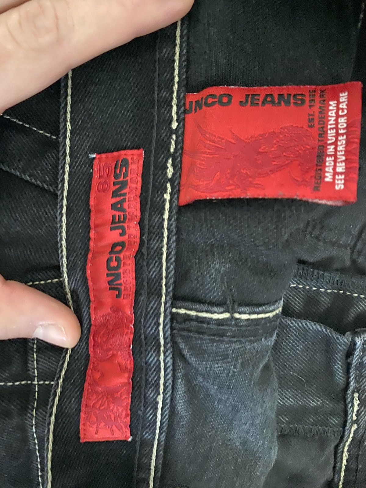 JNCO JNCO Skull Jeans Size US 34 / EU 50 - 7 Thumbnail