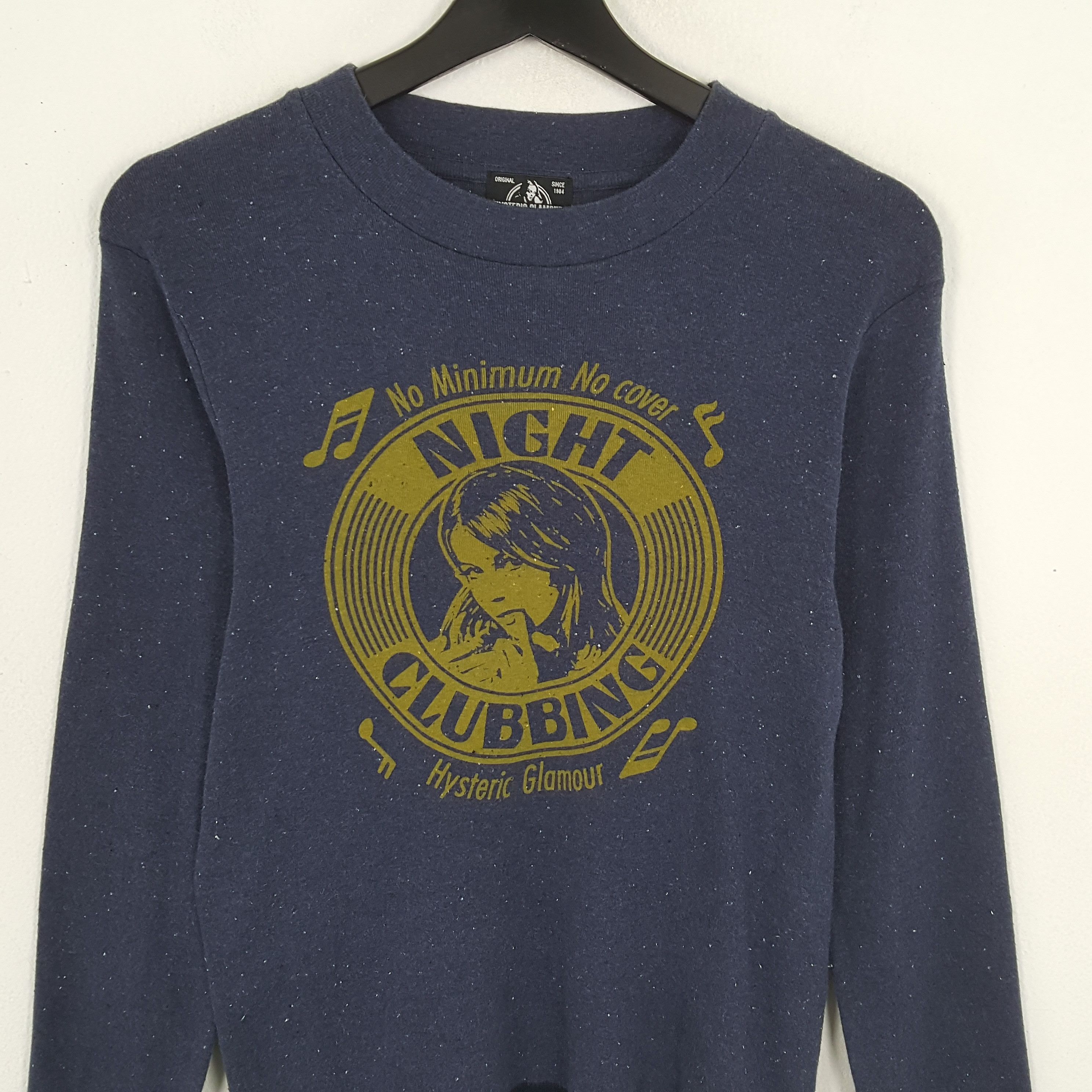 Hysteric Glamour HYSTERIC GLAMOUR Japanese Brand Streetwear Sweatshirt Size US XS / EU 42 / 0 - 2 Thumbnail