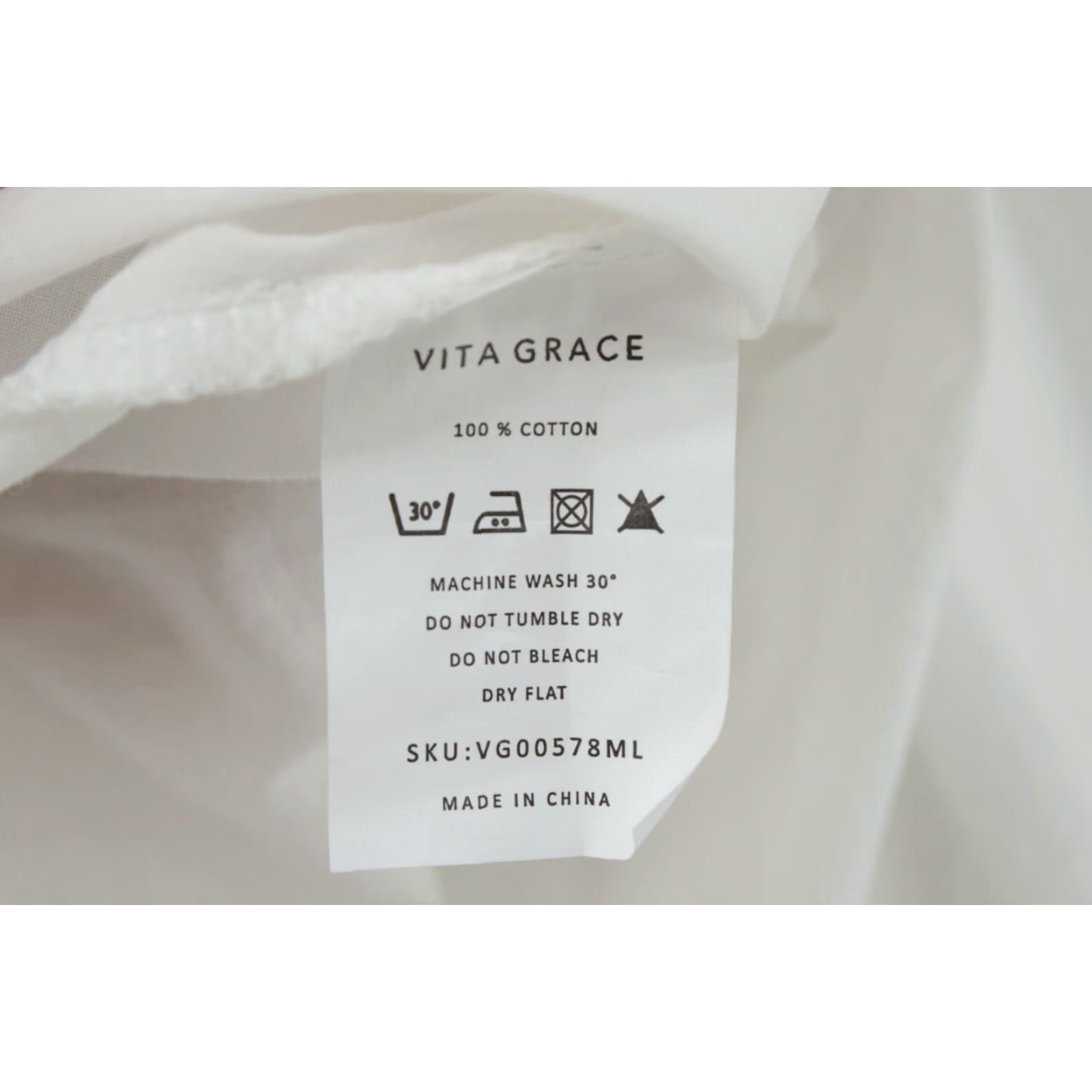 Vintage Vita Grace Eve Blouse Womens M/L White Puff Sleeve Pullover Tunic Boho Statement Shirt Women M/L White Puff Sleeve Tunic Boho Statement Piece Size M / US 6-8 / IT 42-44 - 6 Thumbnail