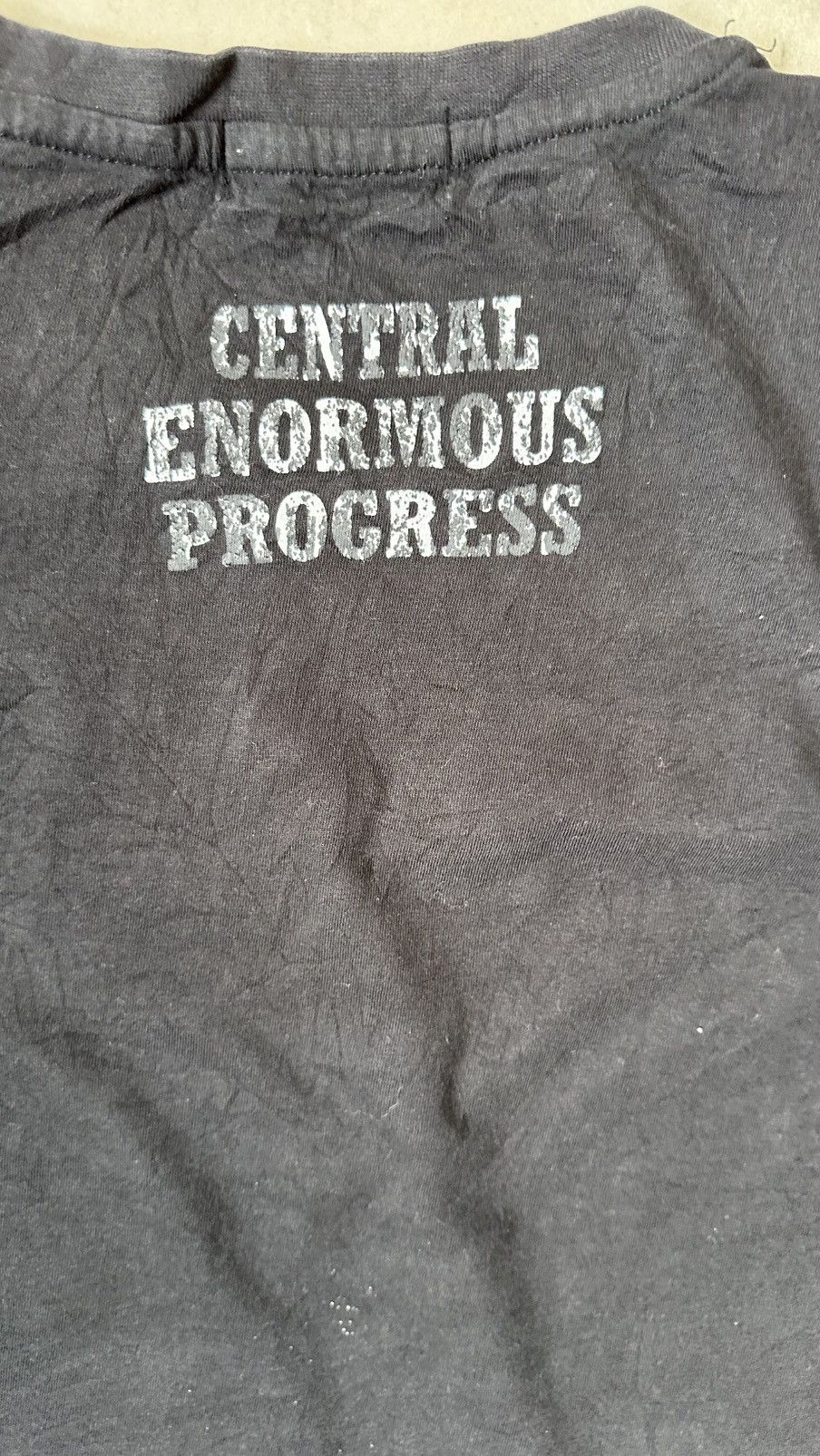 Vintage VINTAGE COMMONTAGE CENTRAL ENORMOUS PROGRESS TEE Size US M / EU 48-50 / 2 - 7 Thumbnail