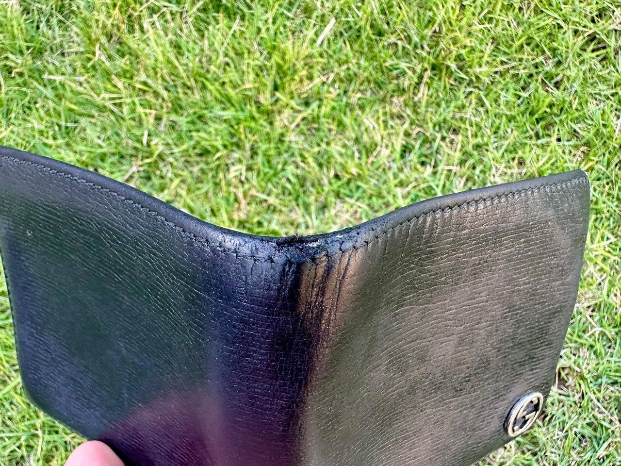 Gucci Authentic Gucci Interlocking G Logo Leather Bi-Fold Wallet Size ONE SIZE - 9 Thumbnail