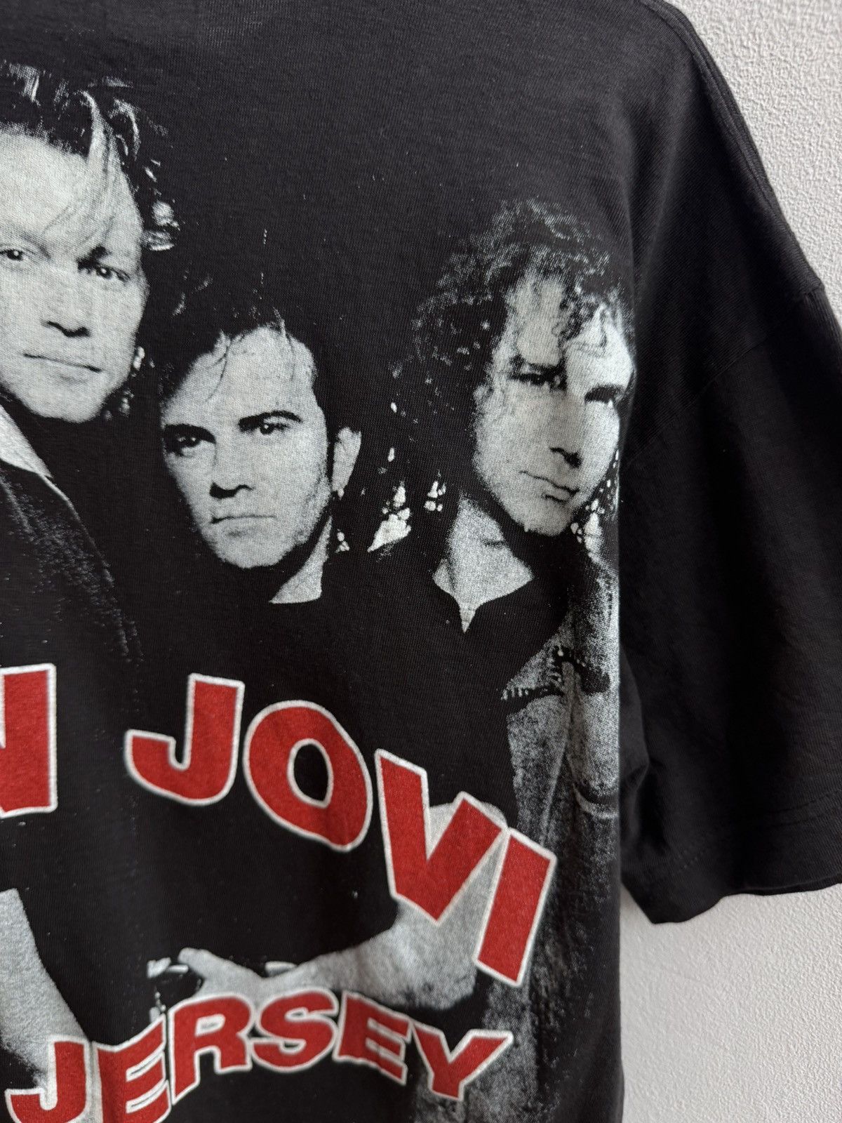Band Tees Bon Jovi 1999 Vintage 90s Overprinted T Shirt Tee Band Tees Size US M / EU 48-50 / 2 - 11 Thumbnail