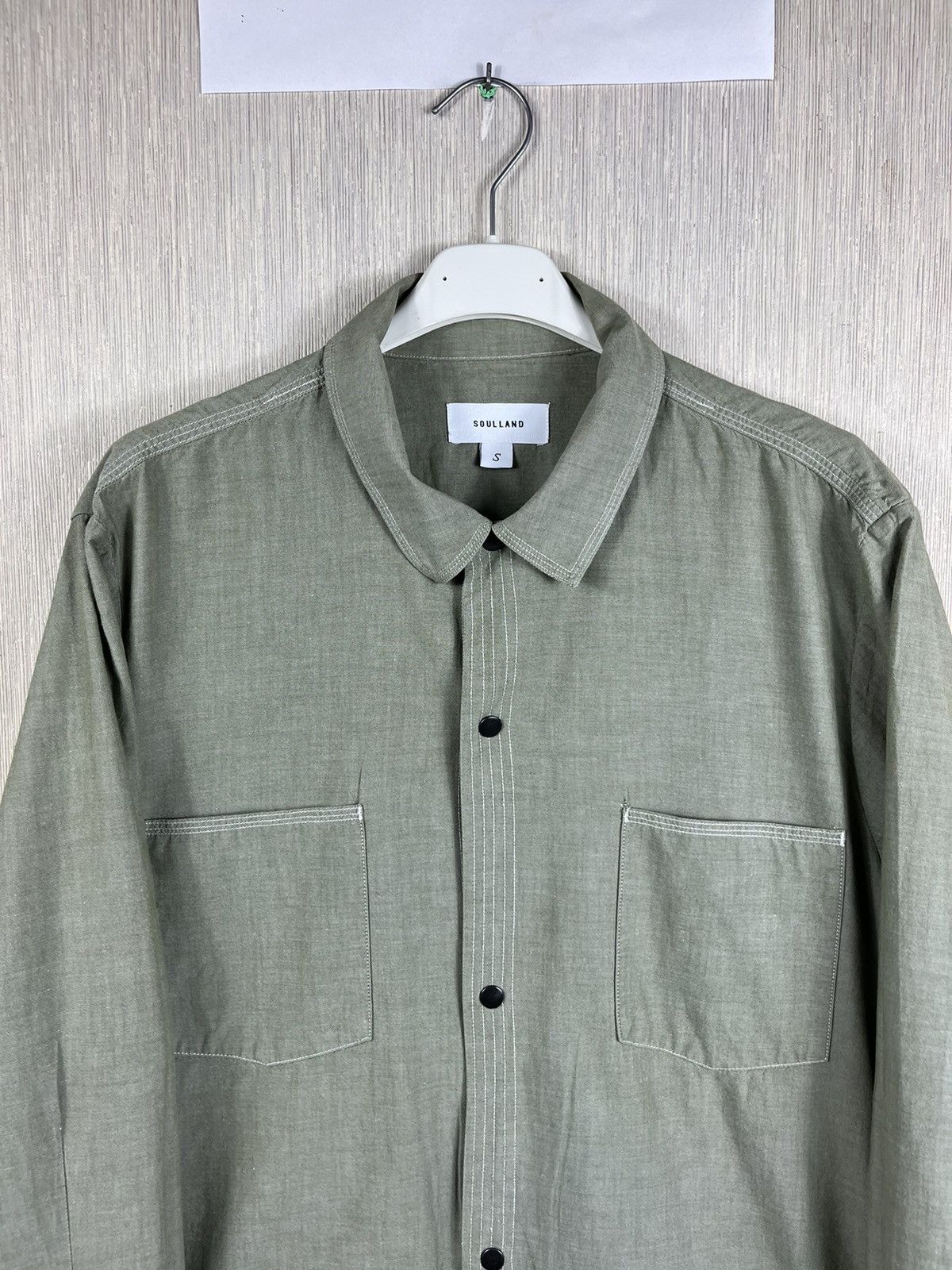 Designer × Soulland Soulland hestehave over shirt jacket with pocket latches Size US S / EU 44-46 / 1 - 5 Thumbnail