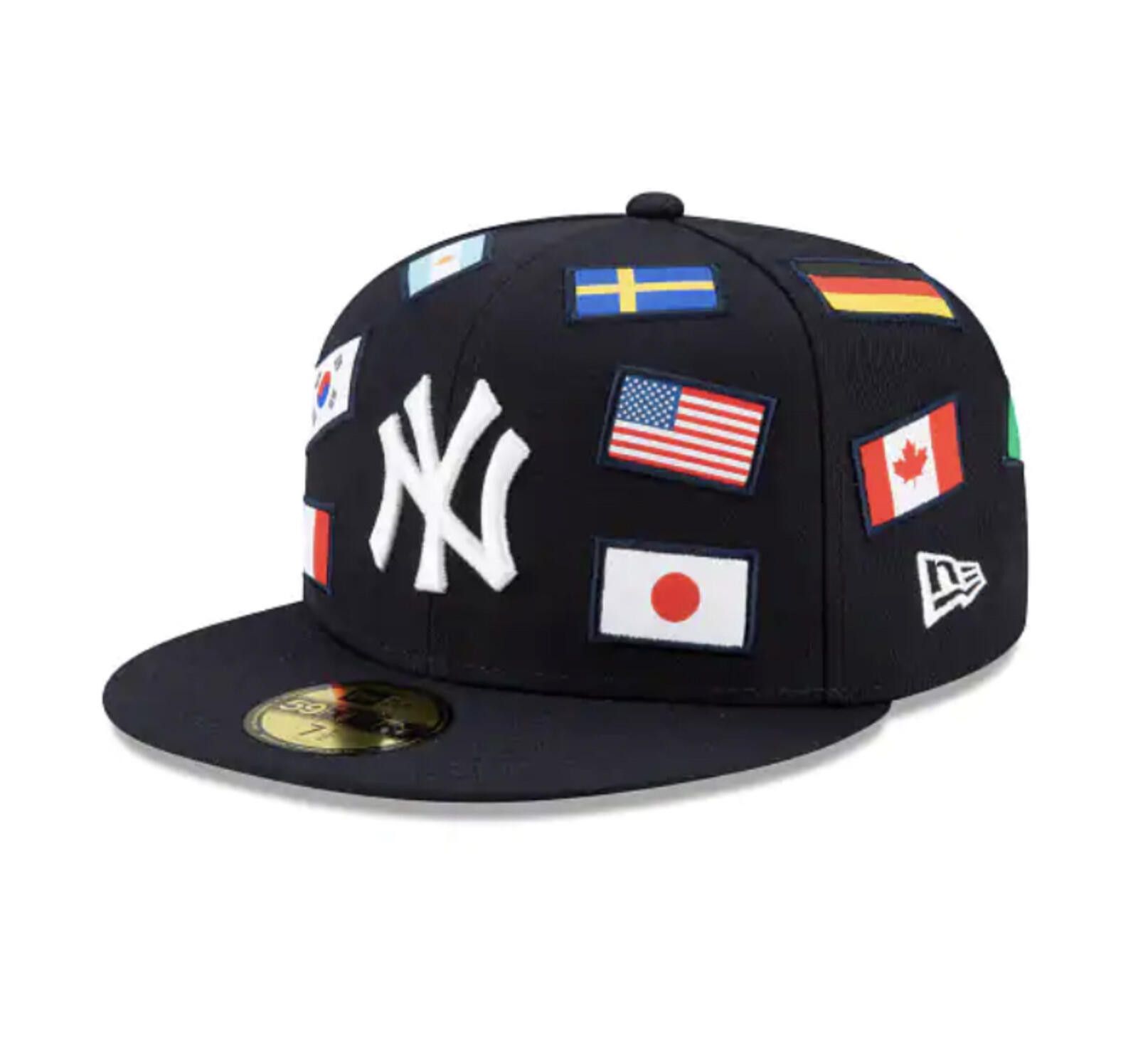 New Era New Era New York Yankees Flag 59FIFTY 7 3/8 Size ONE SIZE - 1 Thumbnail
