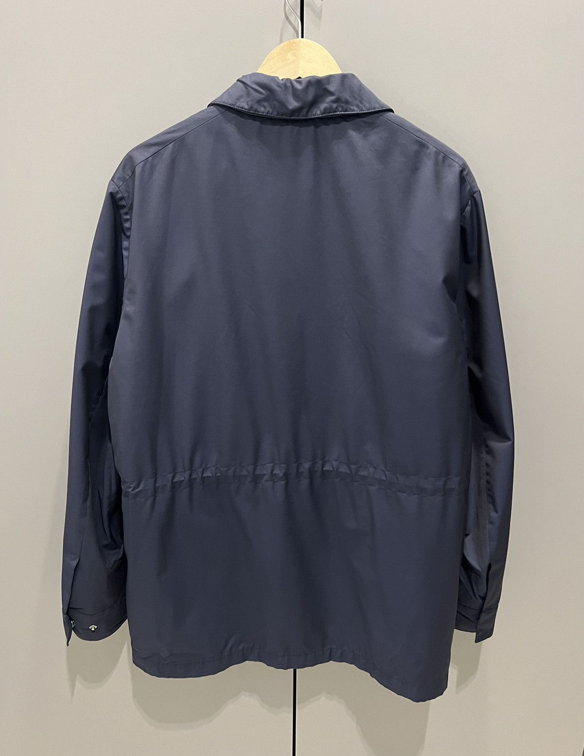 Loro Piana LORO PIANA Horsey Wool Blend Carcoat Jacket Large Blue 5000$ Size US L / EU 52-54 / 3 - 14 Thumbnail