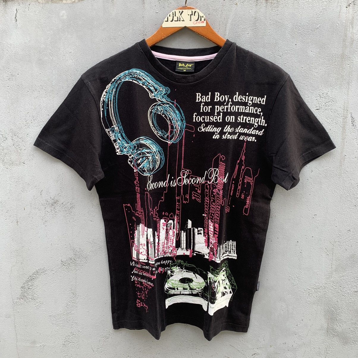Japanese Brand Vtg Bad Boy Poem Japanese Harajuku Style Size US M / EU 48-50 / 2 - 1 Thumbnail