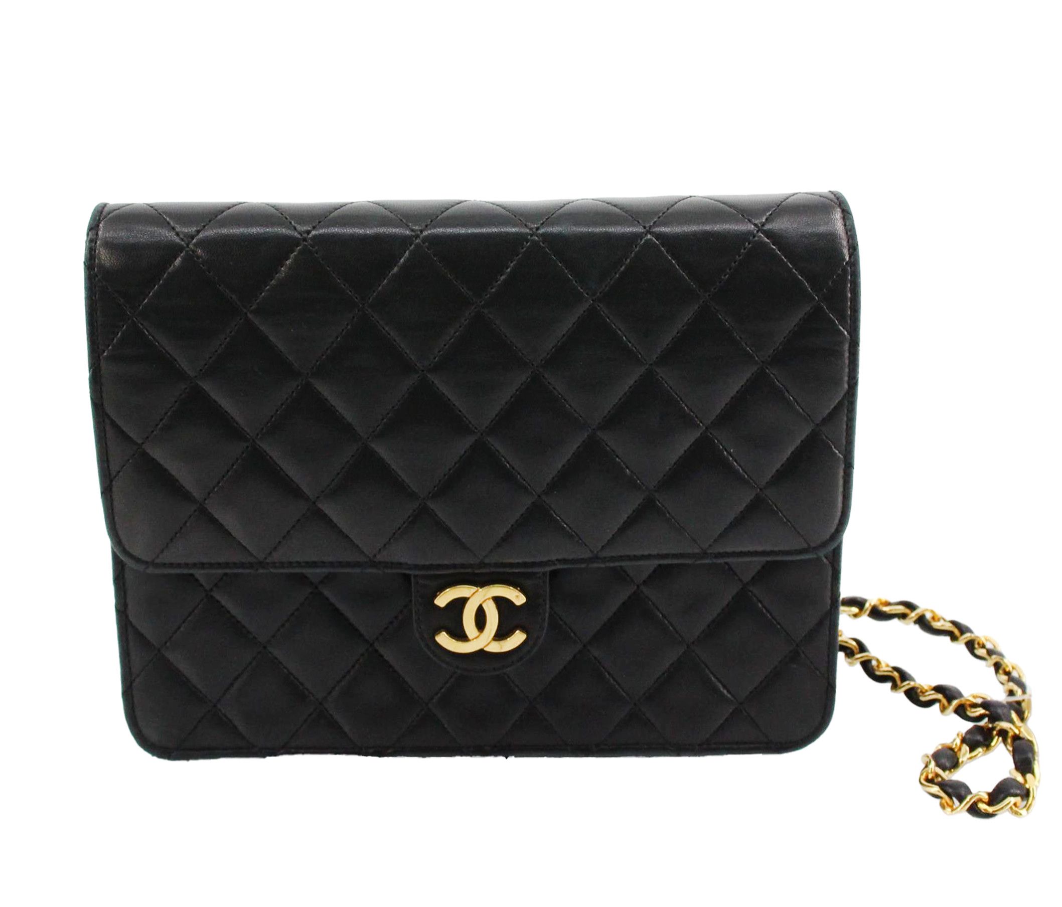 Chanel Chanel Chain Flap Shoulder Bag Quilted Lambskin Size ONE SIZE - 1 Thumbnail
