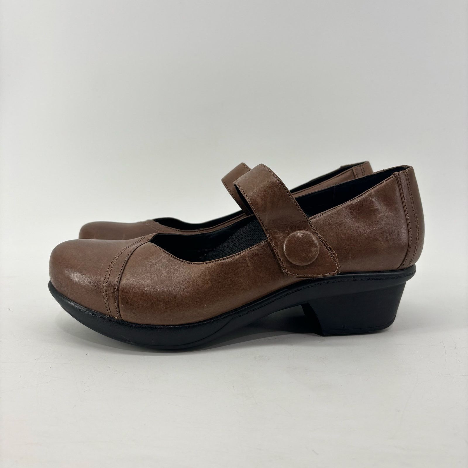 Other Abeo Womens Size 9 Cate Mary Jane Brown Leather Comfort Size US 9 / IT 39 - 1 Thumbnail