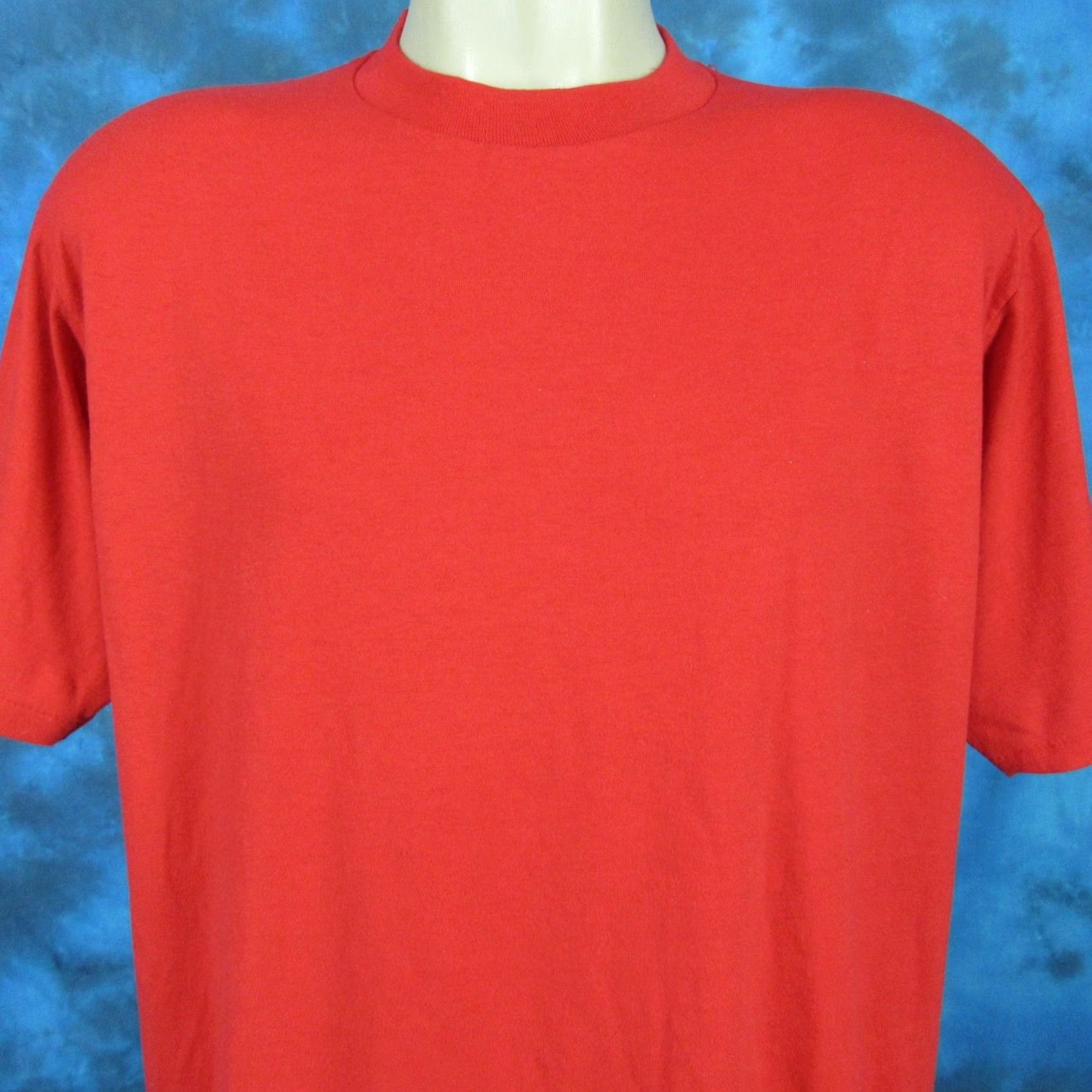 Jerzees VINTAGE Jerzees T-Shirt Mens M Red 80s 90s Jersey Knit Cotton Blend Short Sleeve Crew Neck 50/50 Size US M / EU 48-50 / 2 - 2 Thumbnail