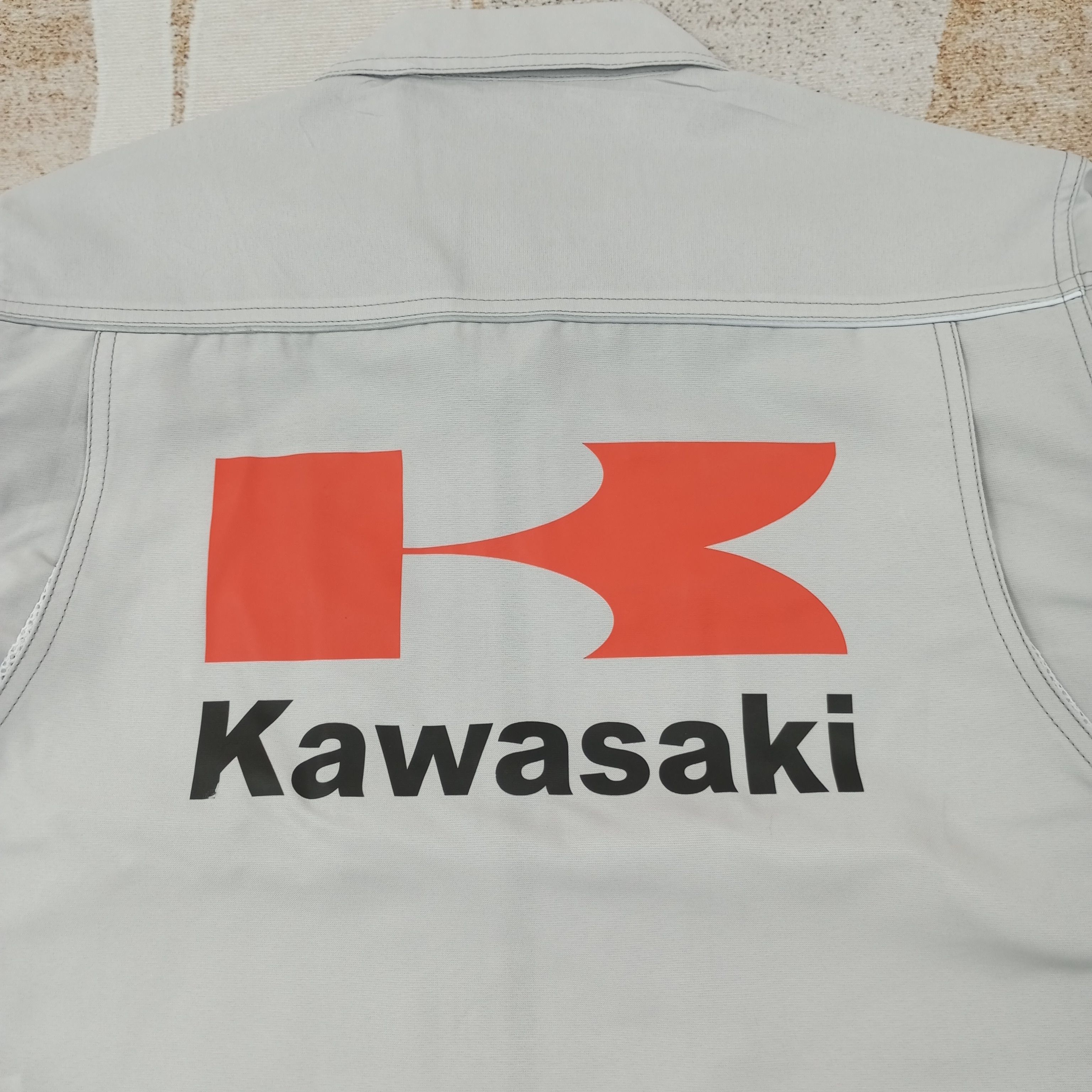 Japanese Brand Kawasaki Japanese Motorsports Custom Art Jacket c232n19 Size US M / EU 48-50 / 2 - 2 Thumbnail