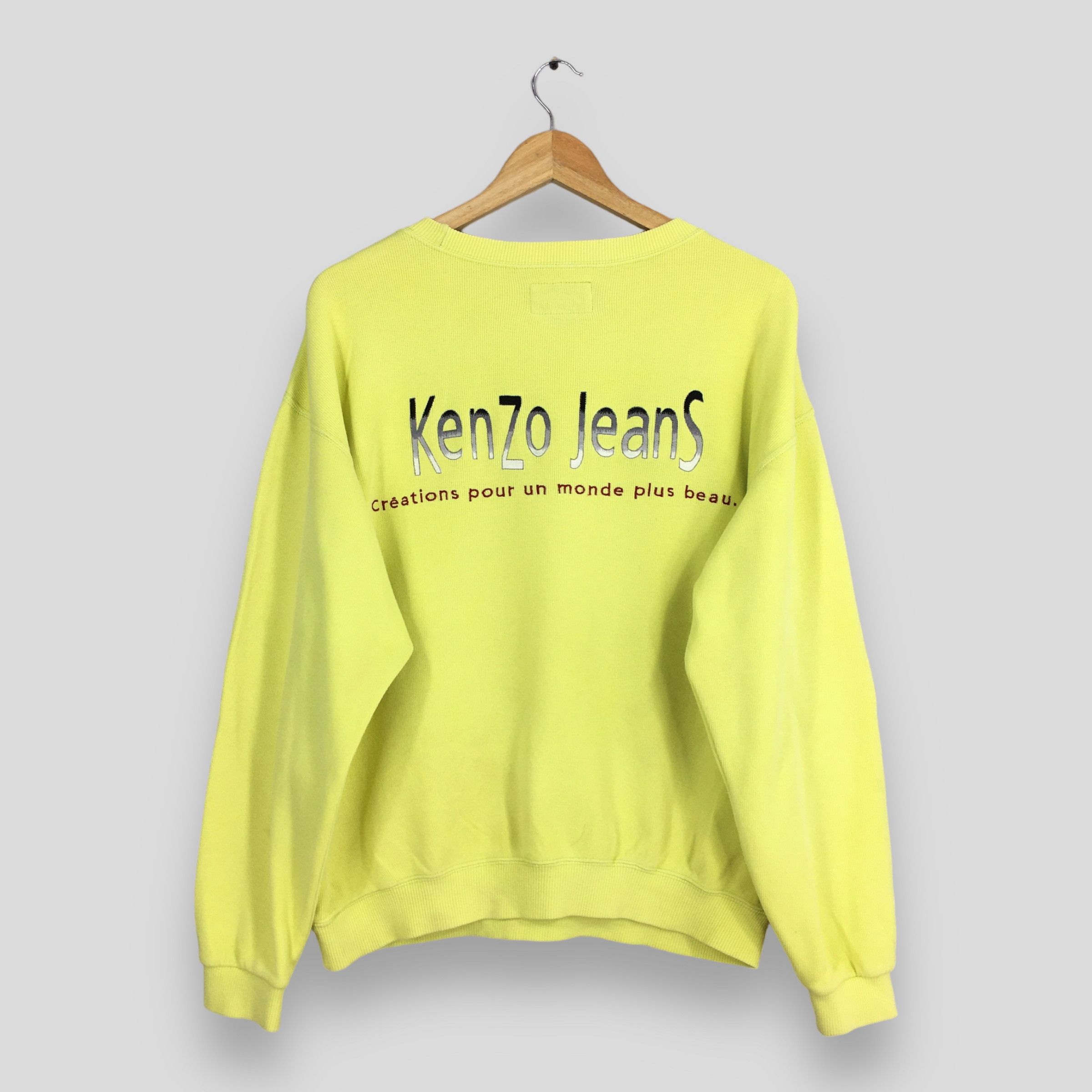 Kenzo Vintage Kenzo Jeans Embroidery Logo Sweatshirt Large Size US L / EU 52-54 / 3 - 7 Thumbnail