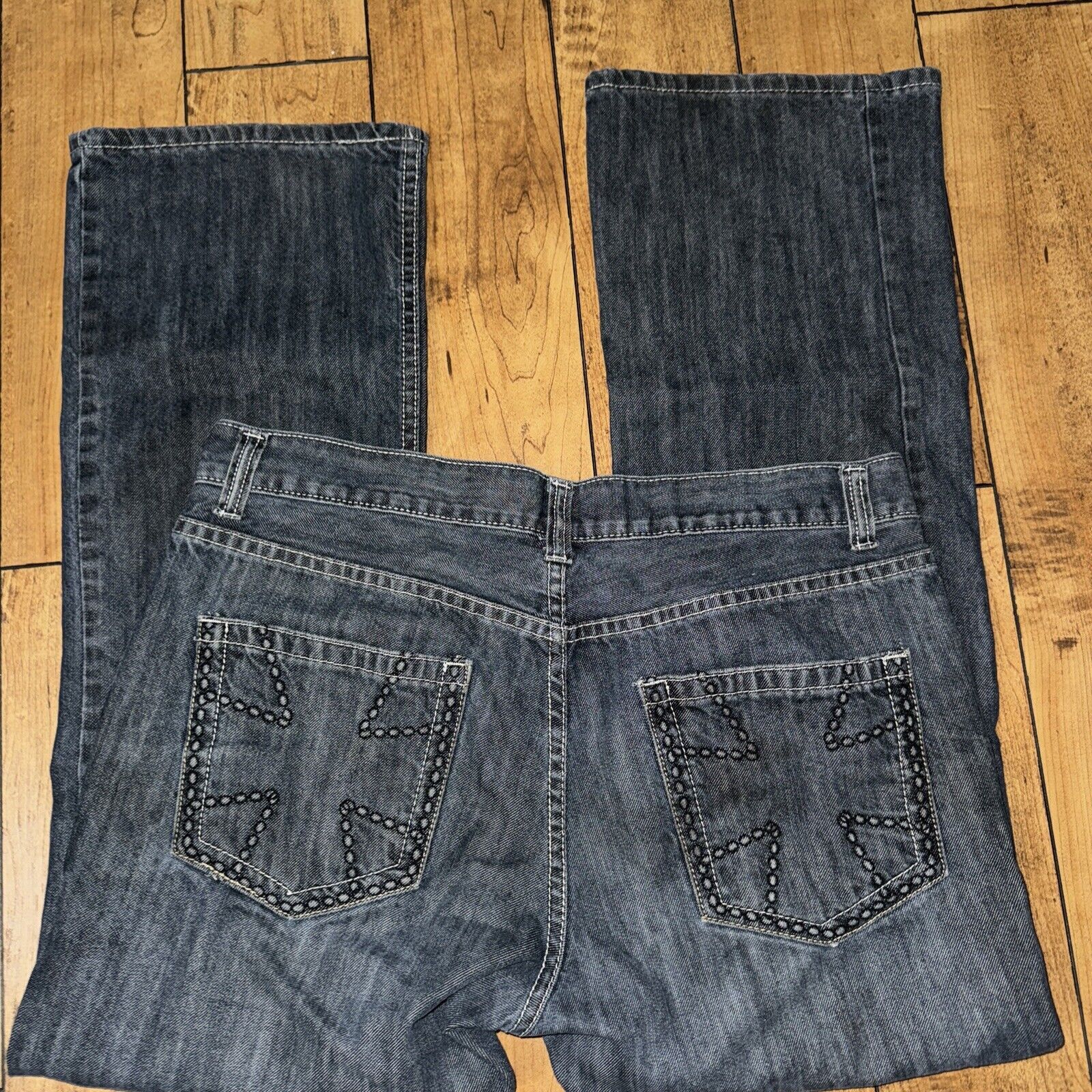 Affliction × Route 66 × True Religion Route 66 Premium Slim Boot Denim Jeans Blue 34x30 Size US 34 / EU 50 - 6 Thumbnail