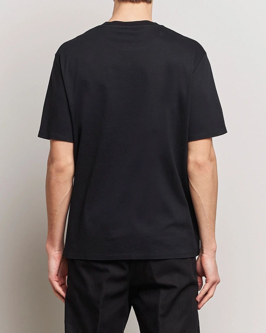 Lanvin oc11z0426 Embroidered Logo T-Shirt in Black Size US L / EU 52-54 / 3 - 4 Thumbnail