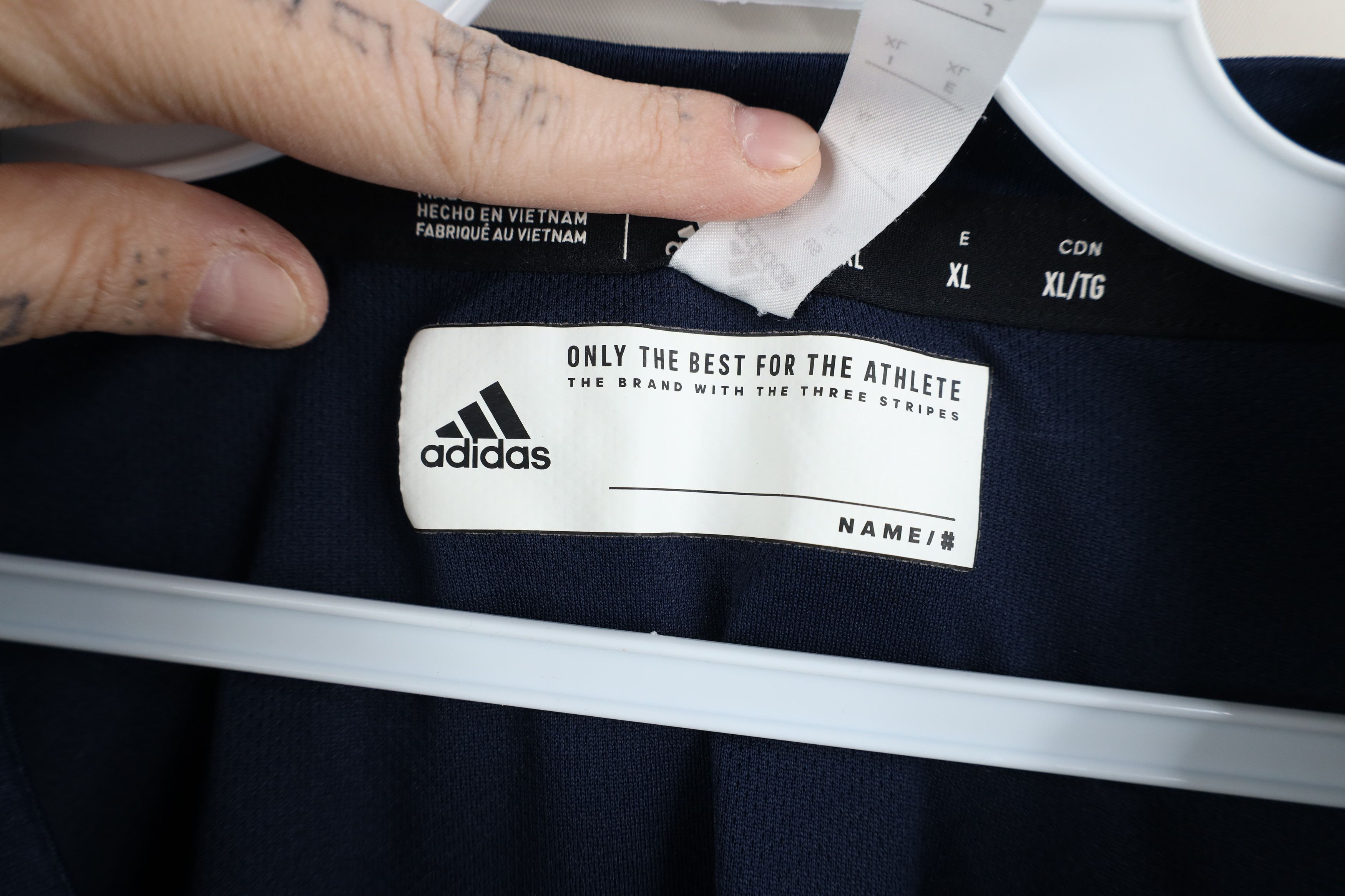 Adidas Adidas University of Akron Baseball Knit T-Shirt Navy Blue Size US XL / EU 56 / 4 - 11 Thumbnail