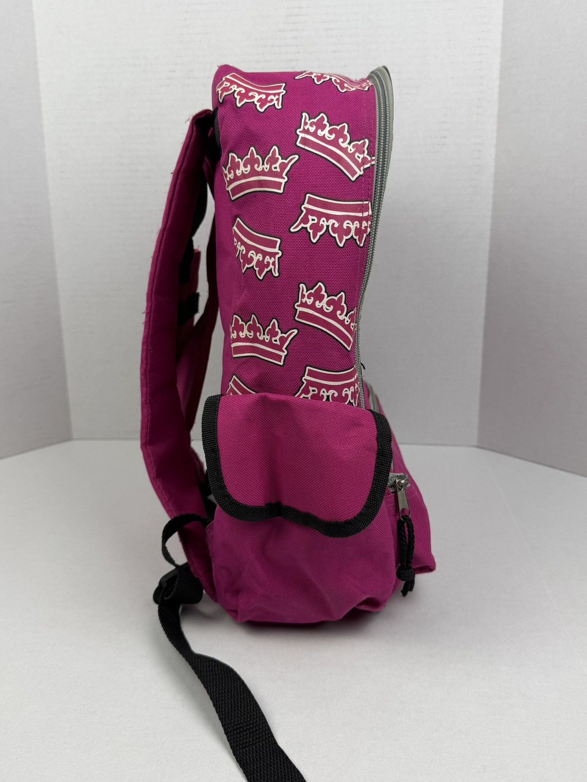 Other Y2K Vintage Hilary Duff HD Stuff Pink Backpack Bee Crown Size ONE SIZE - 3 Thumbnail