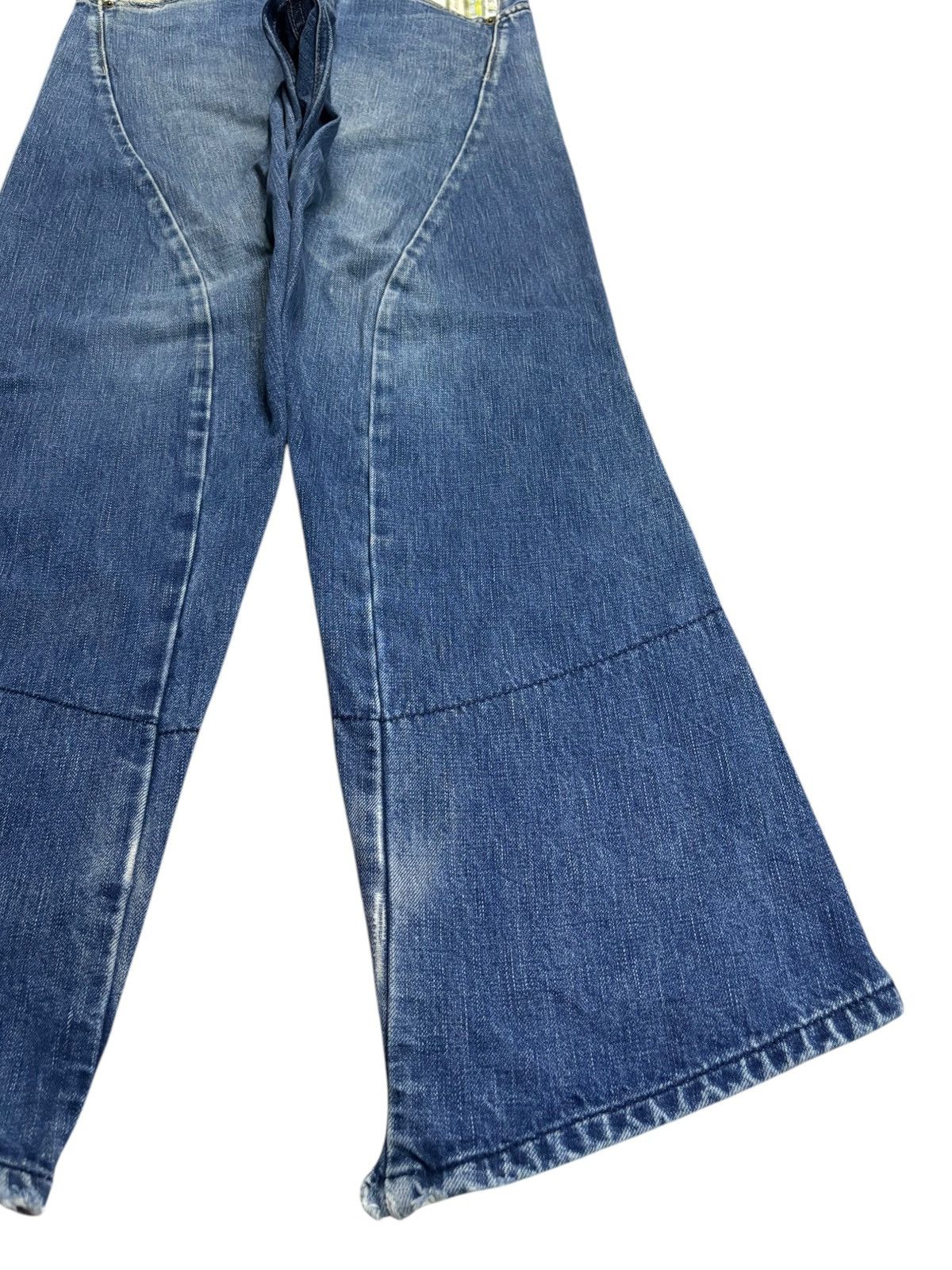 Japanese Brand × Southpole Vintage Japanese Brand Mud Wash Spiral Leg Baggy Jeans Size US 33 - 7 Thumbnail