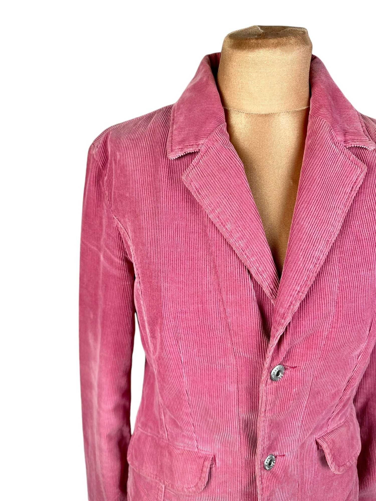 Designer × Diesel × Vintage Vintage Y2k Diesel Corduroy Elegant Oldmoney Blazer Size L / US 10 / IT 46 - 5 Thumbnail