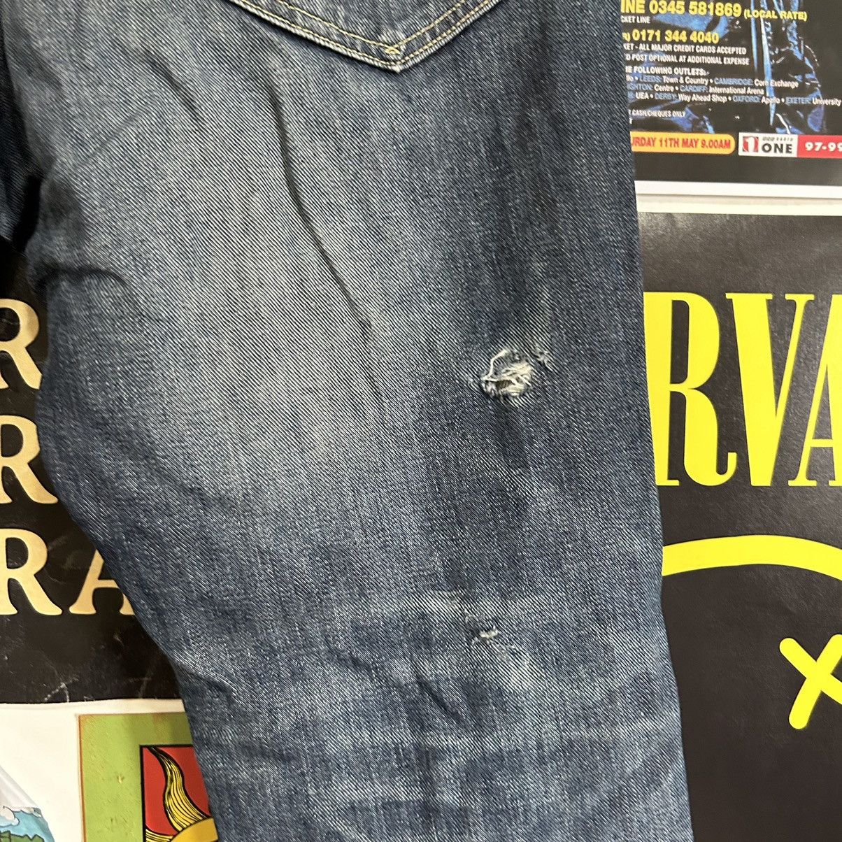 Lee Vintage Lee 101 Regular Narrow Japanese Distressed Denim Size US 30 / EU 46 - 11 Thumbnail