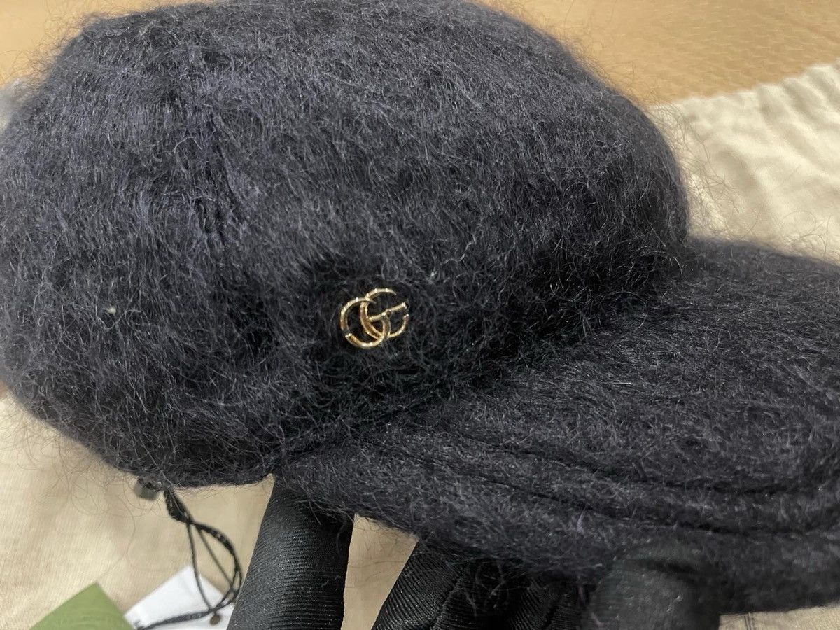 Gucci GUCCI Mohair Baseball Cap Petit Marmont XL Size ONE SIZE - 2 Thumbnail