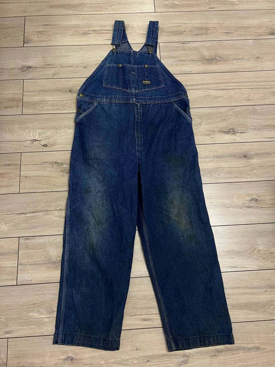 Oshkosh Vintage OshKosh Bgosh Denim Overalls 42x30 USA Union Vestbak Size US 42 / EU 58 - 1 Thumbnail
