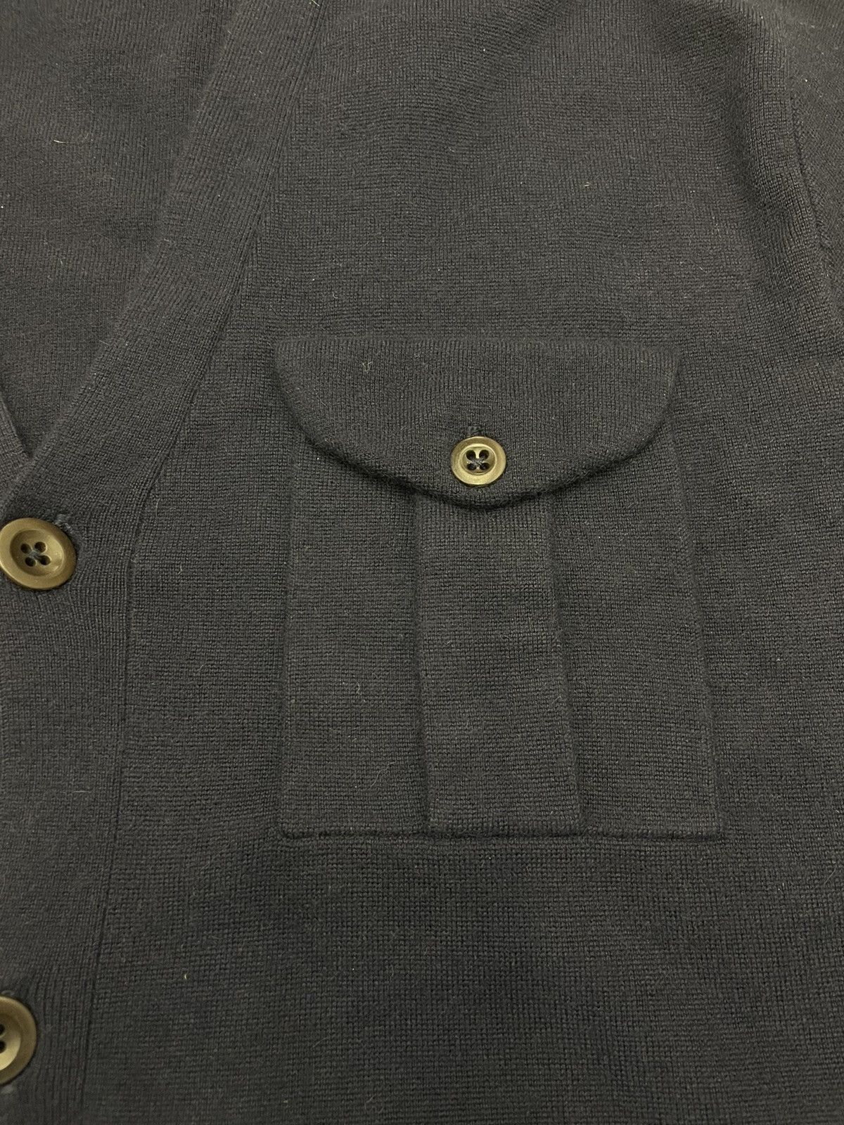 Polo Ralph Lauren Cashmere Blend Cardigan Sweat Jacket Patch Pockets Size US L / EU 52-54 / 3 - 5 Thumbnail