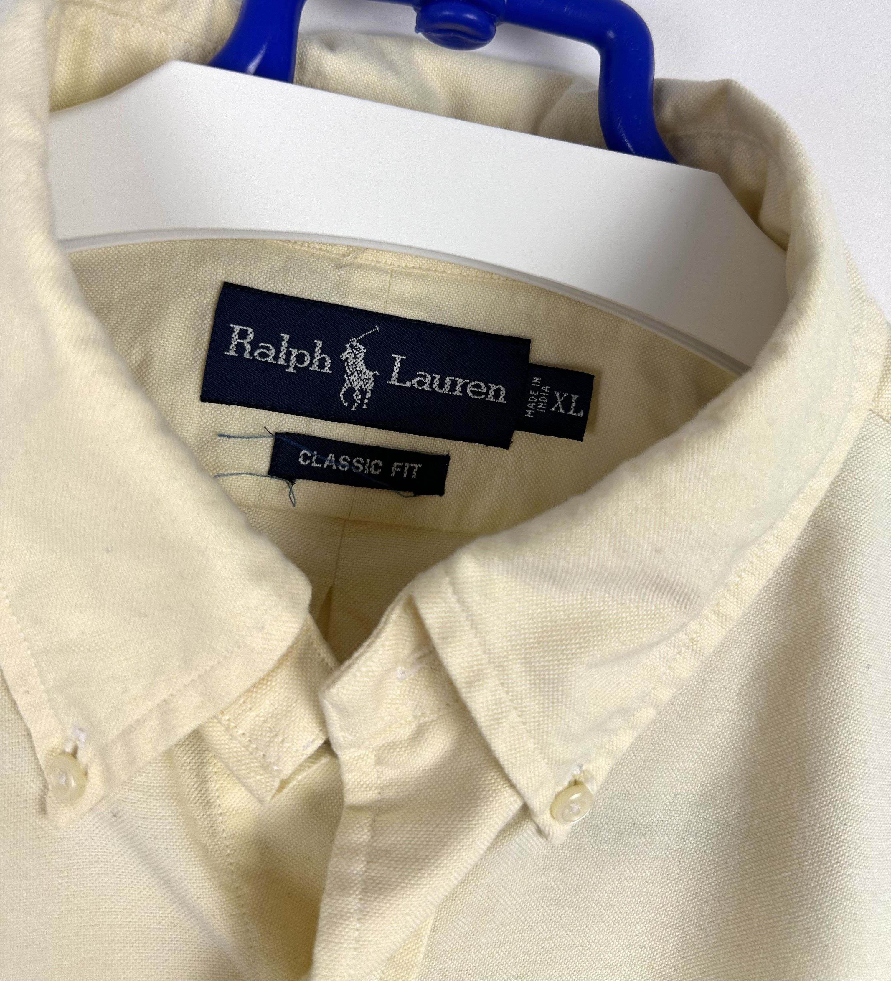Ralph Lauren Polo Ralph Lauren Oxford Yellow Summer Vacation Shirt Size US XXL / EU 58 / 5 - 4 Thumbnail