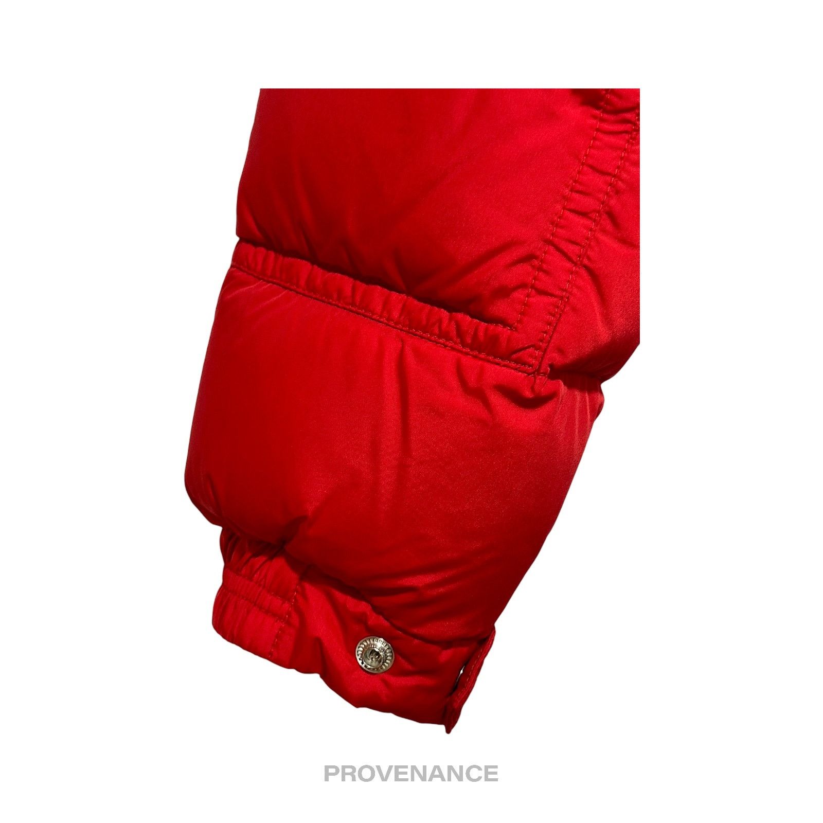 Moncler 🔴 Moncler Brel Down Puffer Bomber Jacket Coat - Red 3 L Size US L / EU 52-54 / 3 - 8 Thumbnail