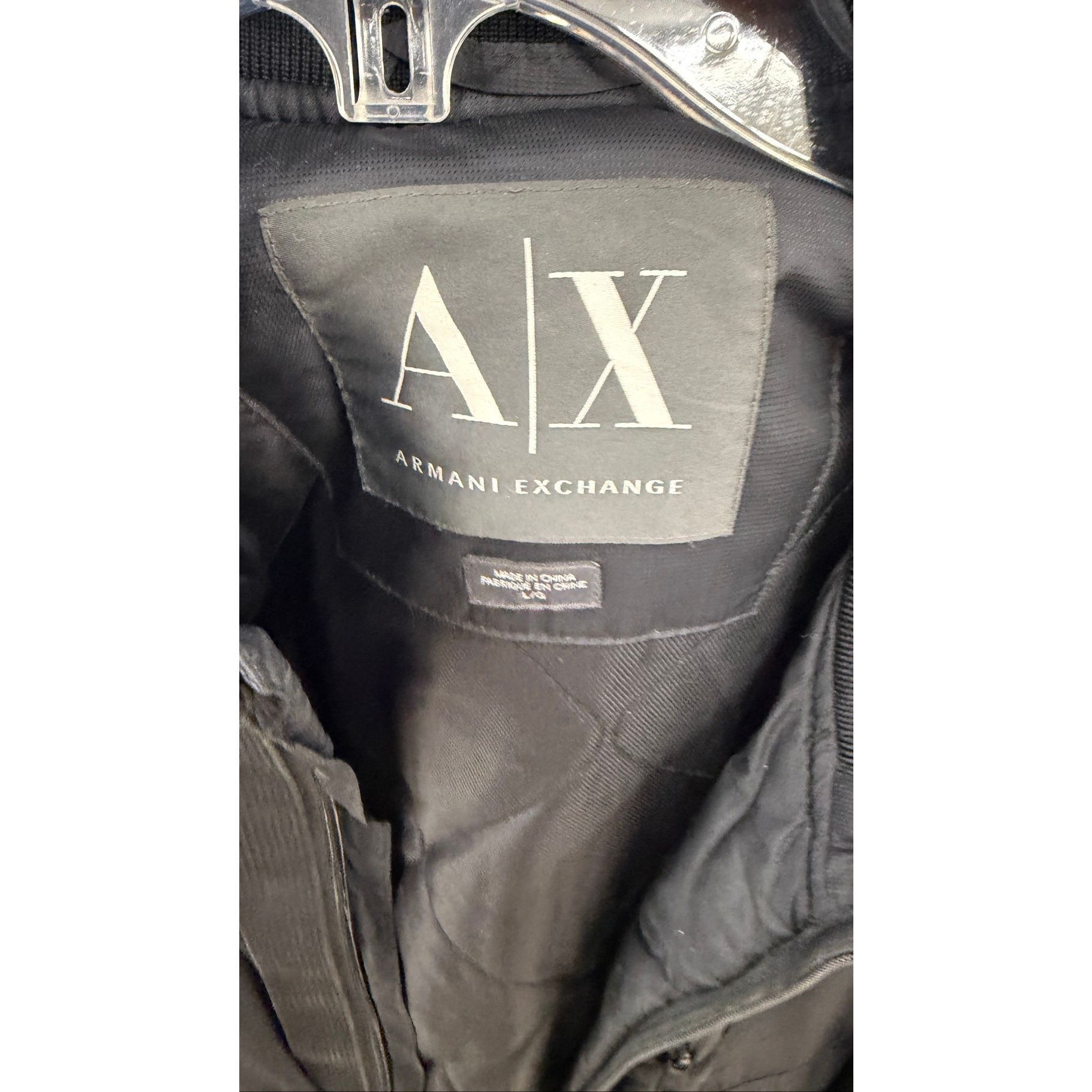 Armani Exchange Armani Exchange AX Quilted Bomber Jacket Large Black Size US L / EU 52-54 / 3 - 3 Thumbnail