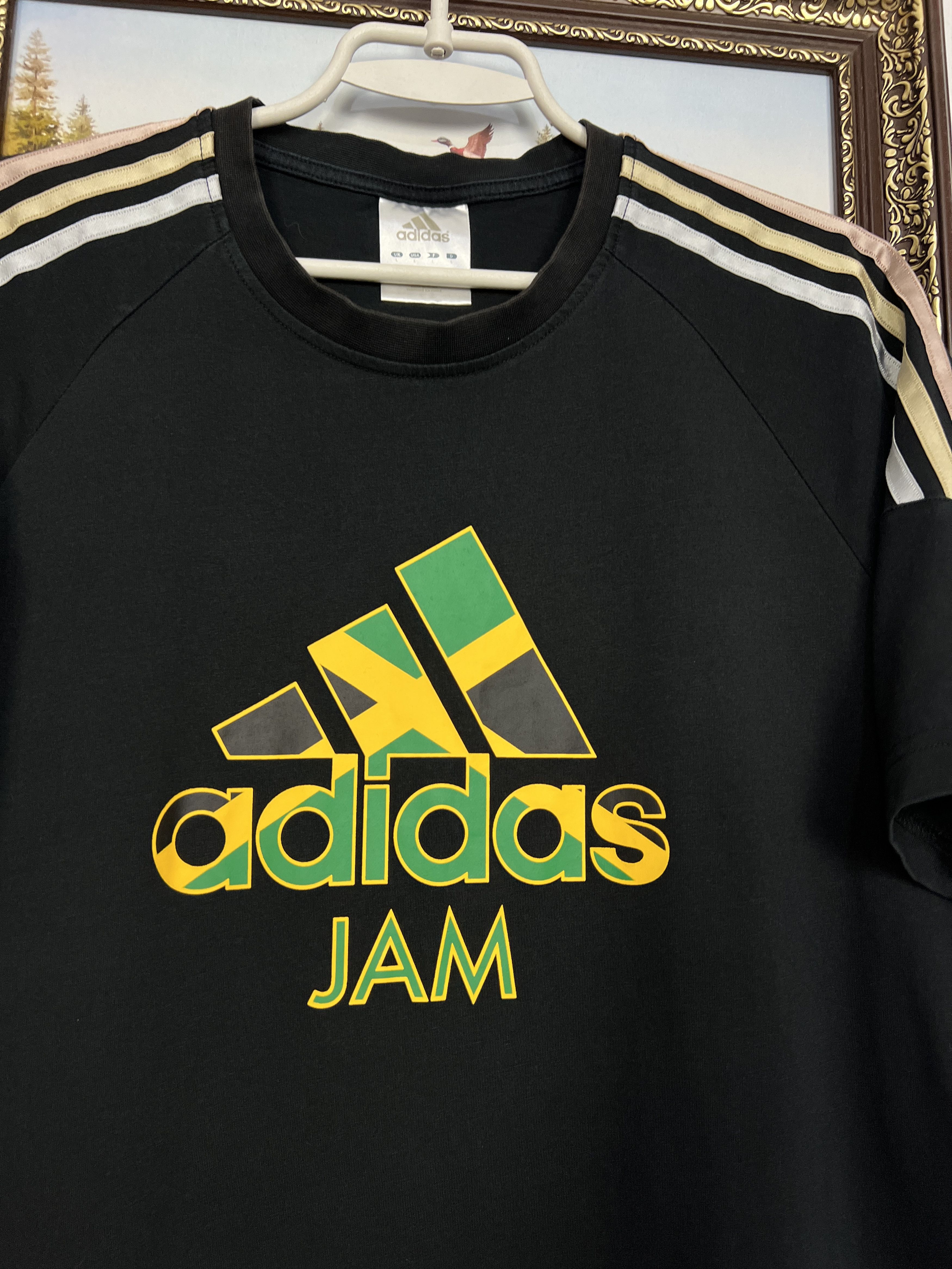 Adidas Jamaica London Olympics National Team Shirt Bolt Jersey Size US L / EU 52-54 / 3 - 3 Thumbnail